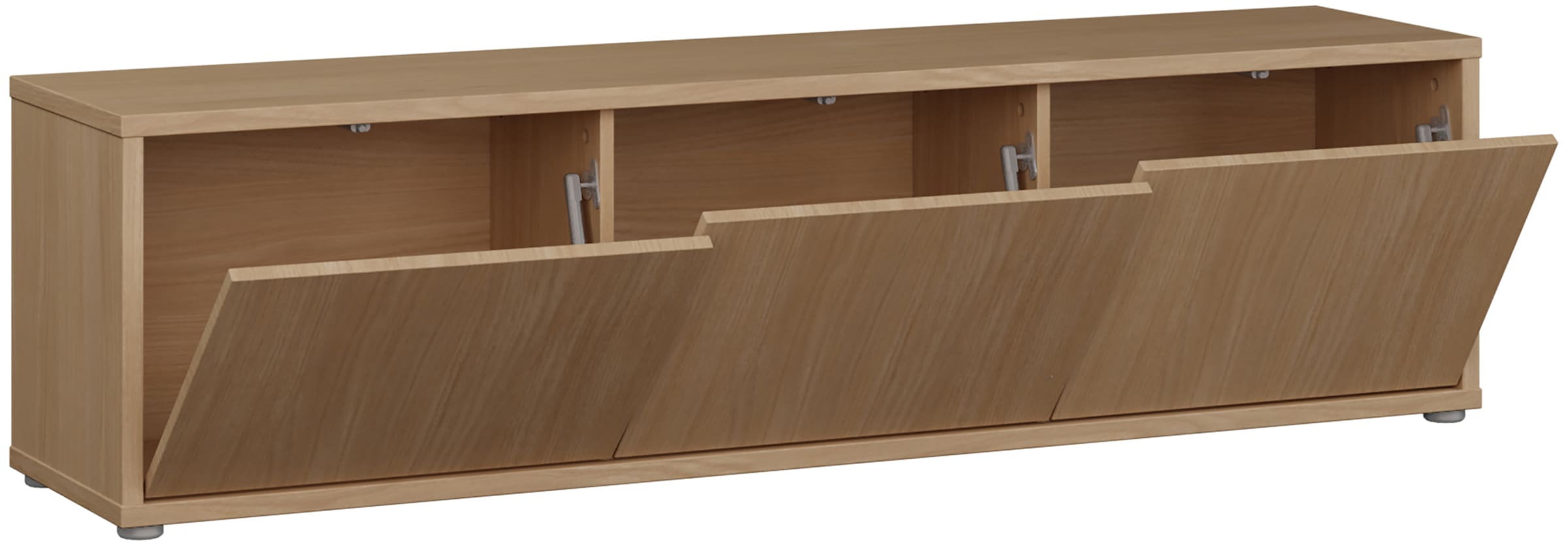 FORTE Lowboard »Alice Springs, TV-Board, viel Stauraum, grosse Türen zum Aufklappen« B/H/T 154,2/41,5/34,9 cm Klapptüren