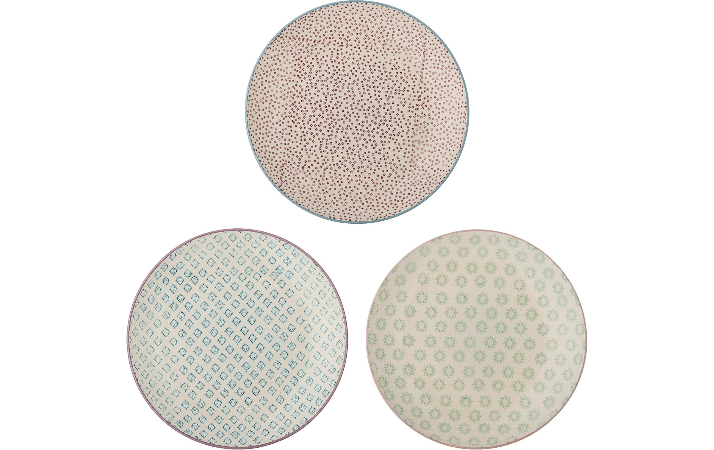 Bloomingville Assiette plate »Patrizia, ∅ 25 cm, 1 Stück, assortiert«