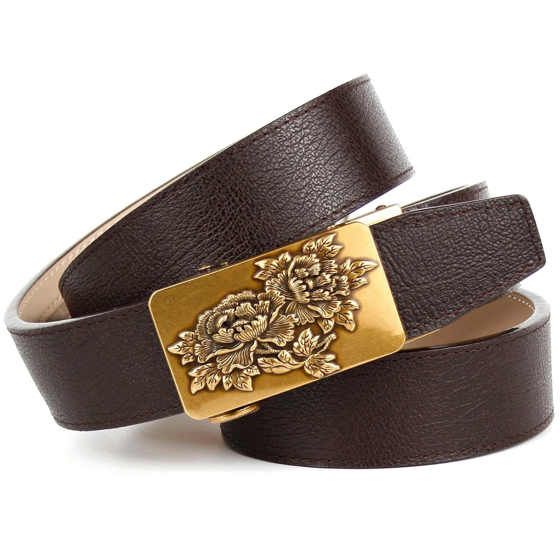Image of Anthoni Crown Ledergürtel, mit floraler Schliesse bei Ackermann Versand Schweiz