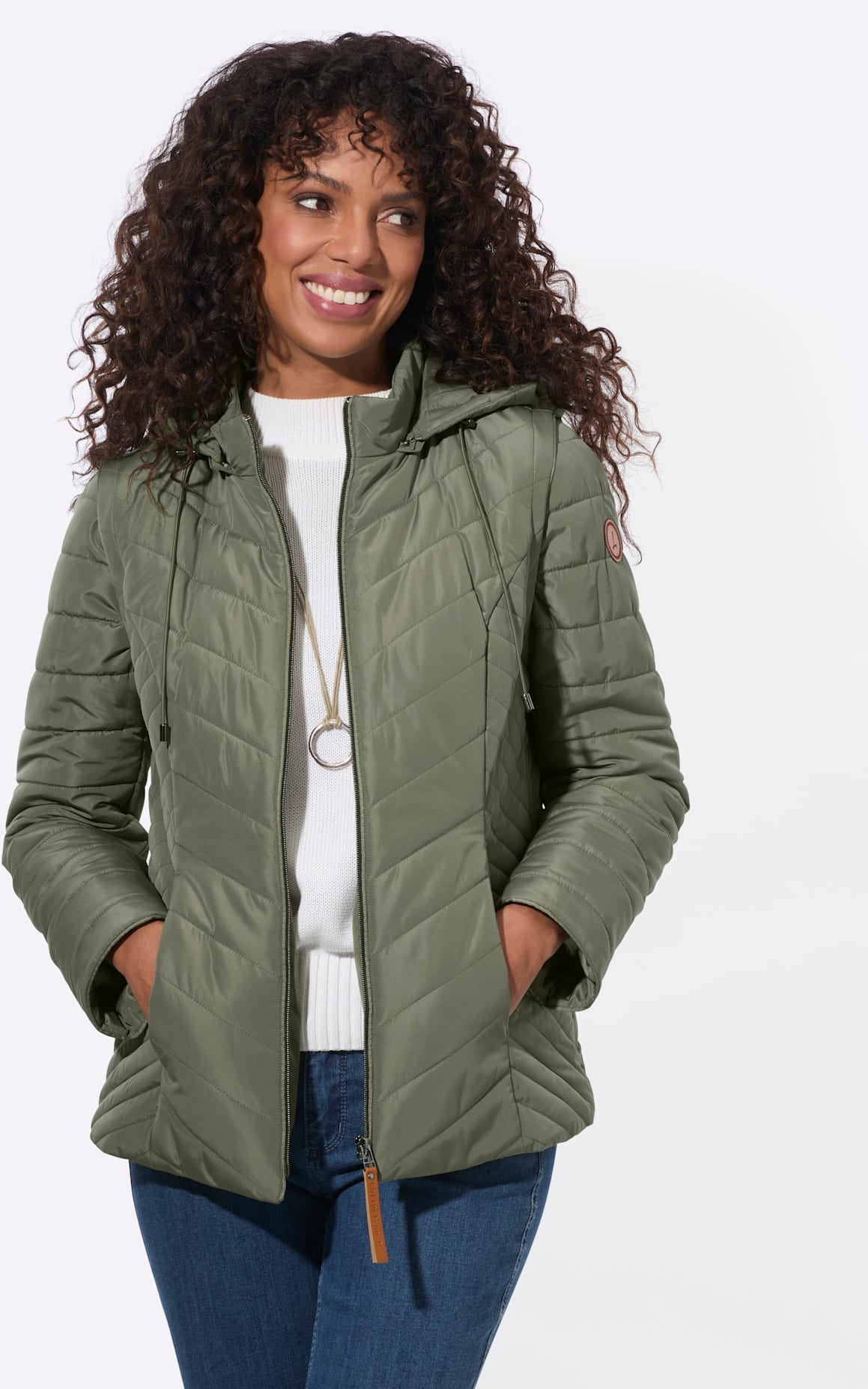 Image of Casual Looks Doppeljacke mit Kapuze