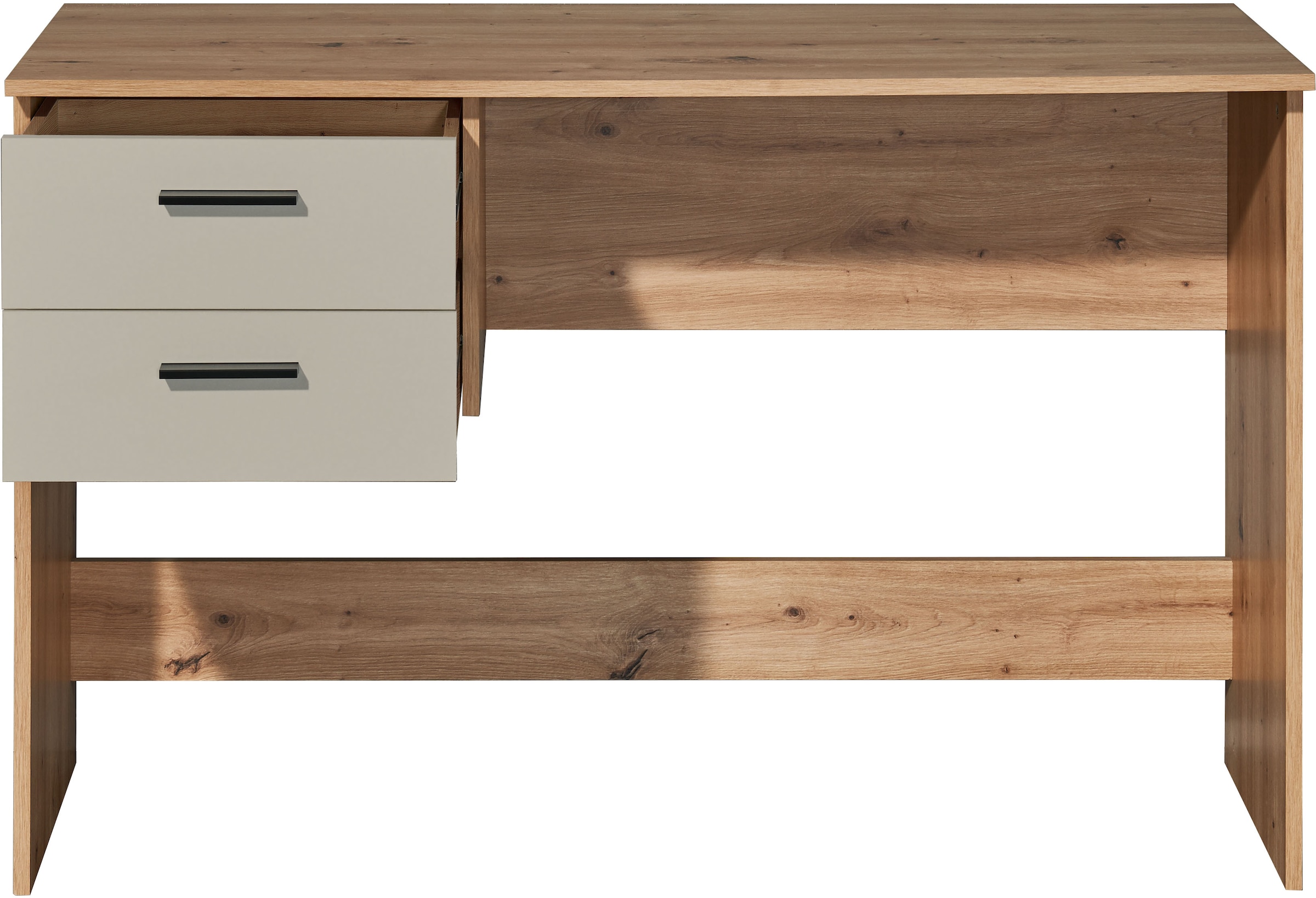 BEGA OFFICE Schreibtisch »BxHxT 120x77x50 cm« 1 Stk. tlg. Breite 120cm, Vollauszug für Schubkästen