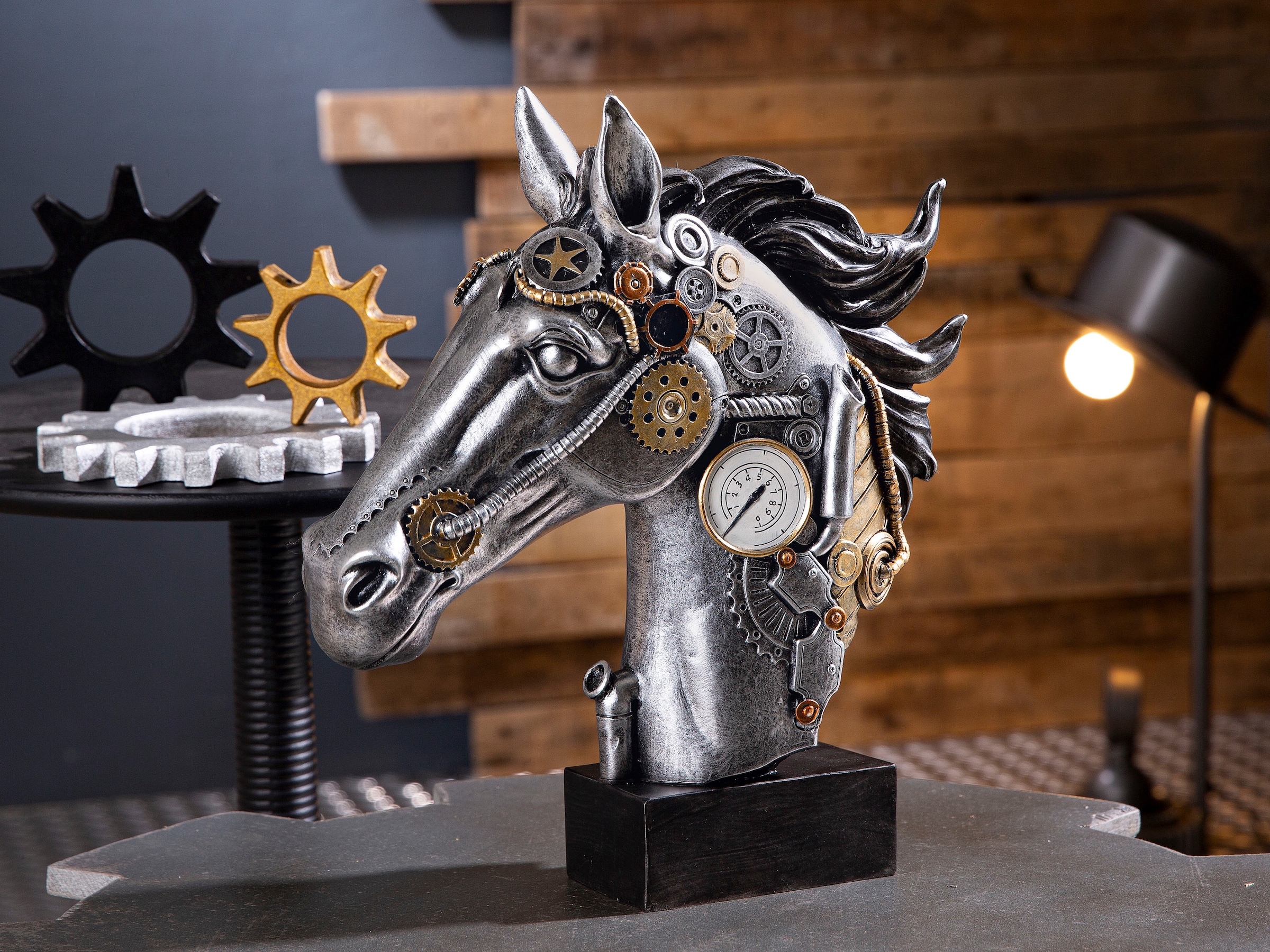 ♕ Casablanca by Gilde Tierfigur Horse« Steampunk »Skulptur bestellen versandkostenfrei