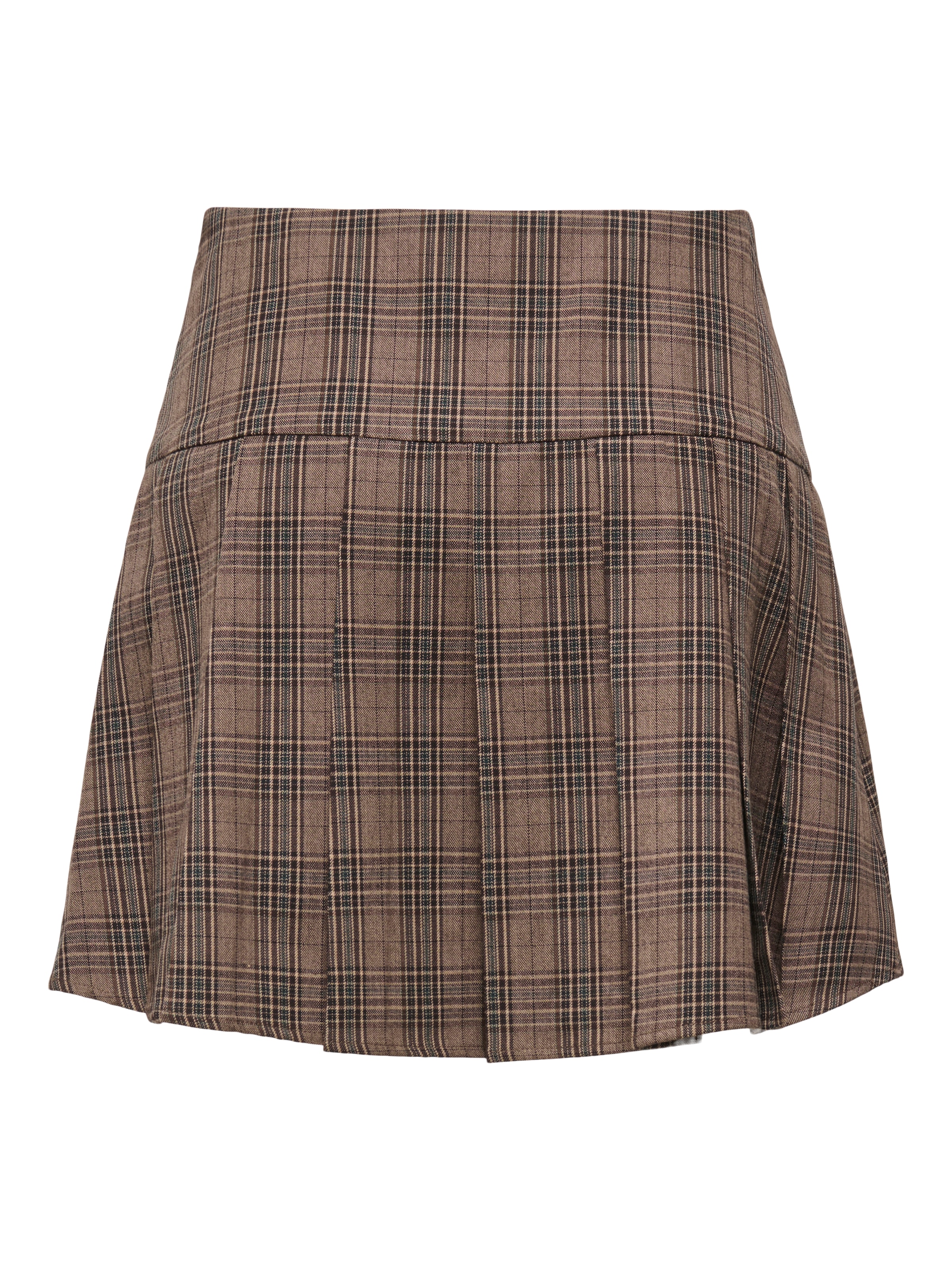 ONLY Minirock »ONLTARY CHECK PLEAT SKIRT TLR« Kunstfaser, Karo, Plissee-Falten