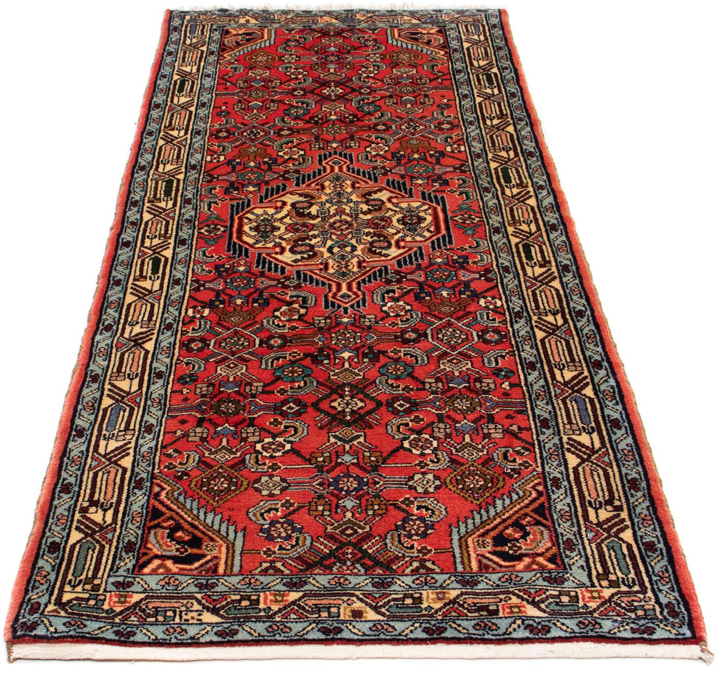 Image of morgenland Orientteppich »Perser - Nomadic - 207 x 85 cm - rot«, rechteckig, 10 mm Höhe, Wohnzimmer, Handgeknüpft, Einzelstück mit Zertifikat bei Ackermann Versand Schweiz