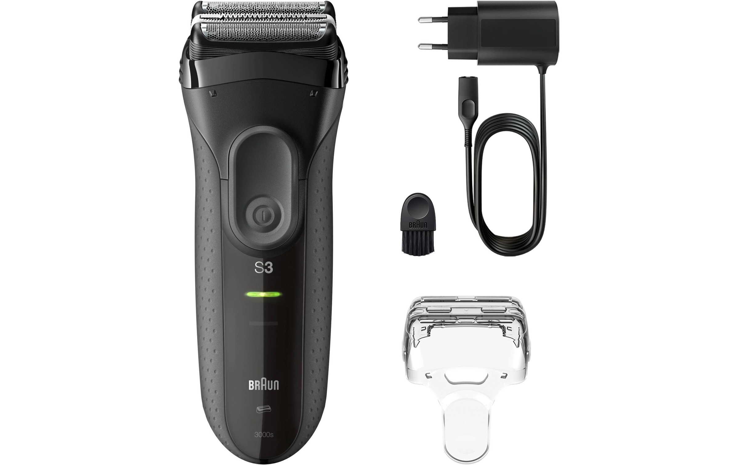 Image of Braun Gesichtshaarrasierer "Serie 3 3000S" Gesicht