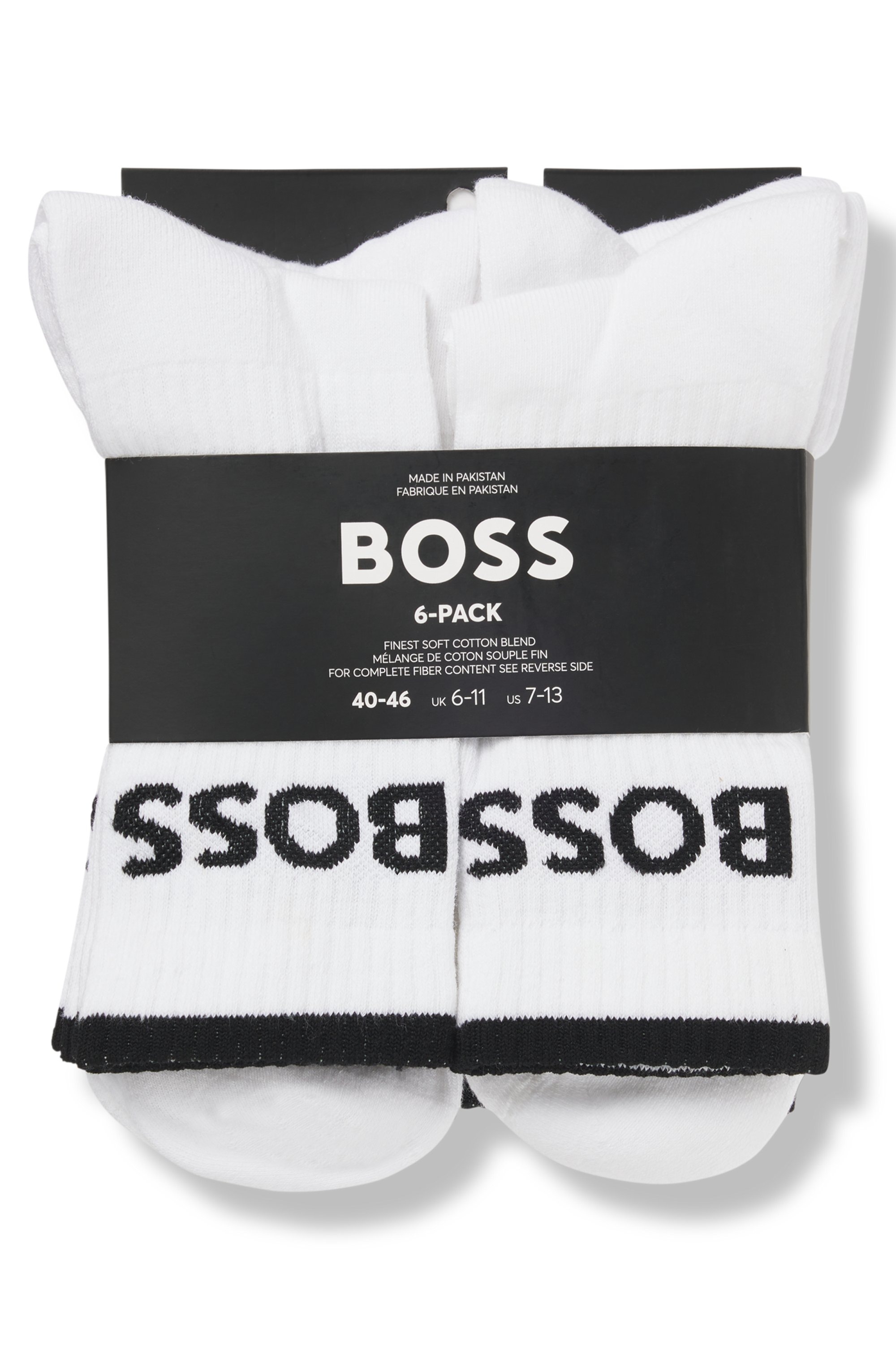 BOSS »6P QS Stripe CC« Packung, 6er, 6 Stk. tlg. mit BOSS Schriftzug