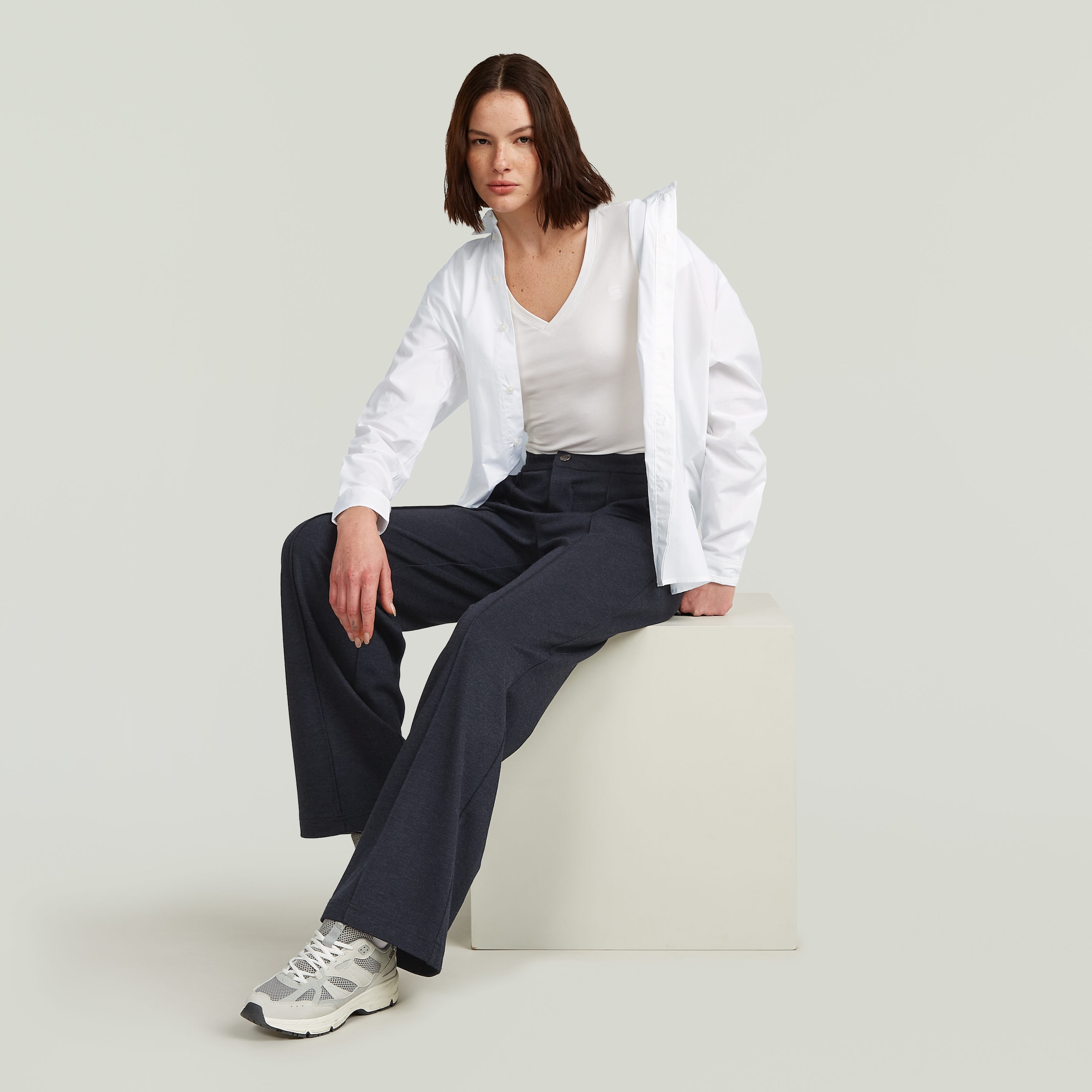 G-STAR Pantalon en jersey »Dressed Jersey Pants«  mit einem bequemen Gummibund hinten