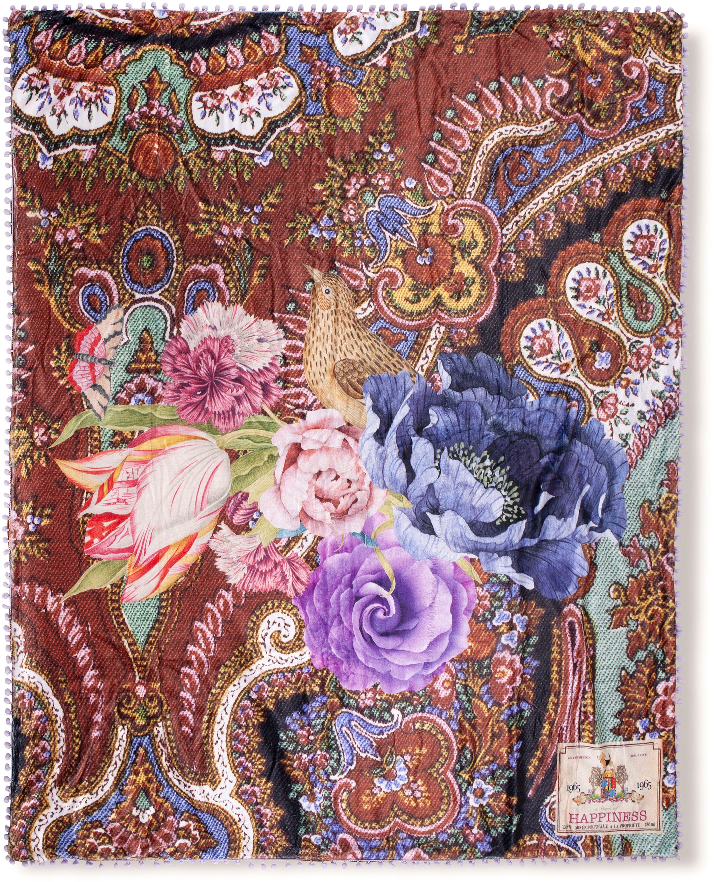 Image of Happiness Plaid »Django«, mit Pompons, Kuscheldecke bei Ackermann Versand Schweiz