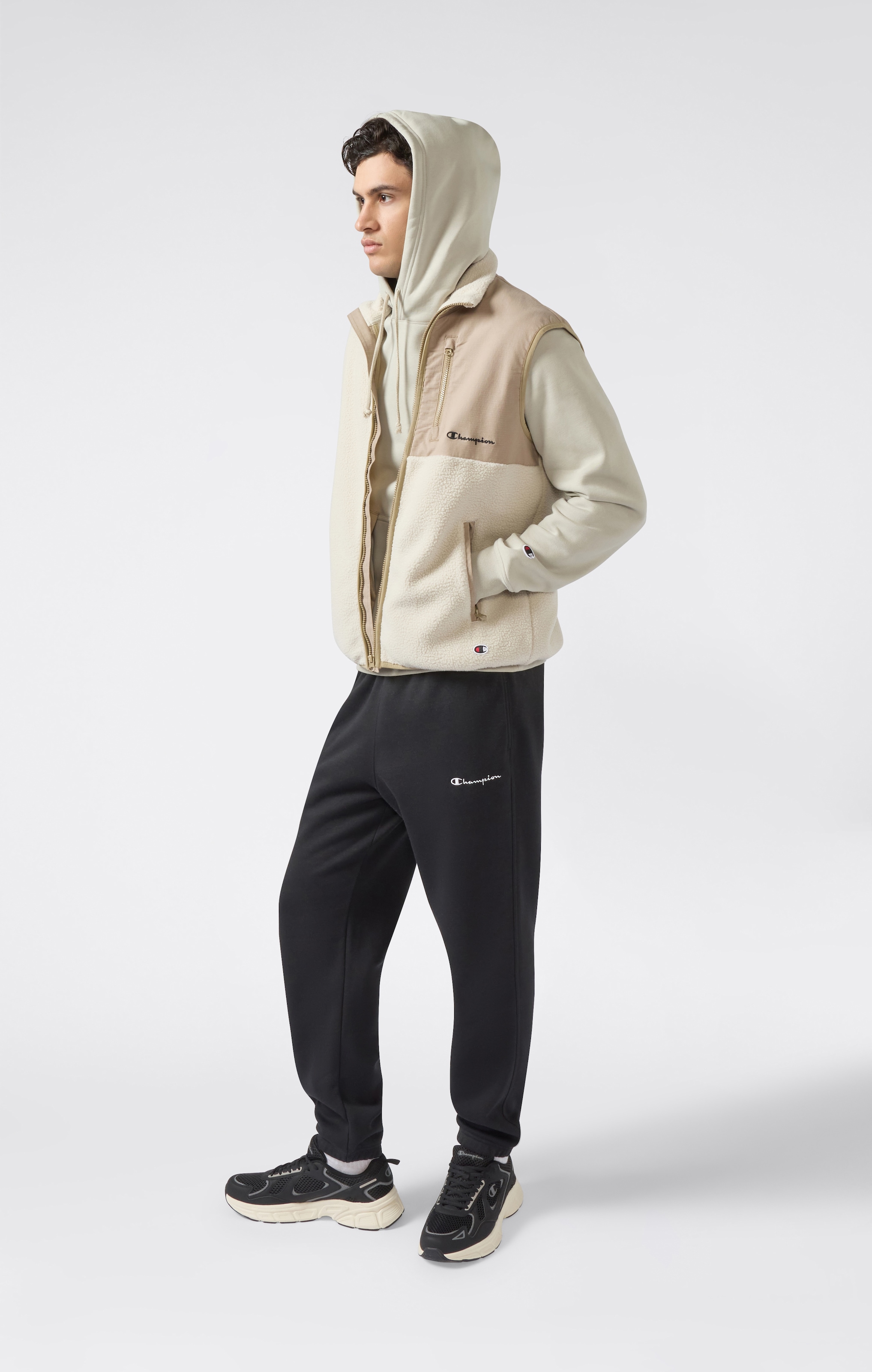 Champion Kapuzensweatshirt »ICONS CONTRAST Fleece Hoodie«, (1 tlg.)