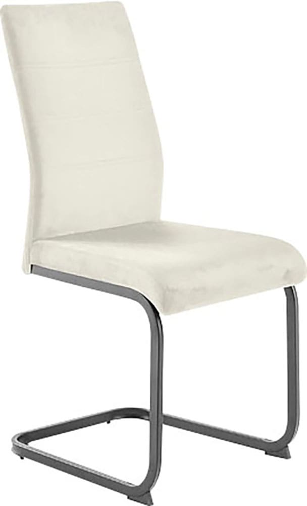 MCA furniture Freischwinger »MCA TICINO Schwingstuhl«, Veloursstoff, (4er-Set), Schwingstühle, Schwinger, Komfortsitzhöhe von ca. 48 cm