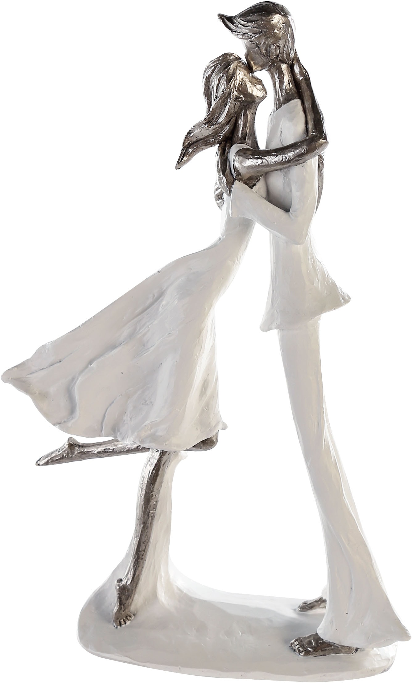 Image of Casablanca by Gilde Dekofigur "Skulptur Hold me" Dekoobjekt, Höhe 32 cm, Pärchen, mit Spruchanhänger, Wohnzimmer