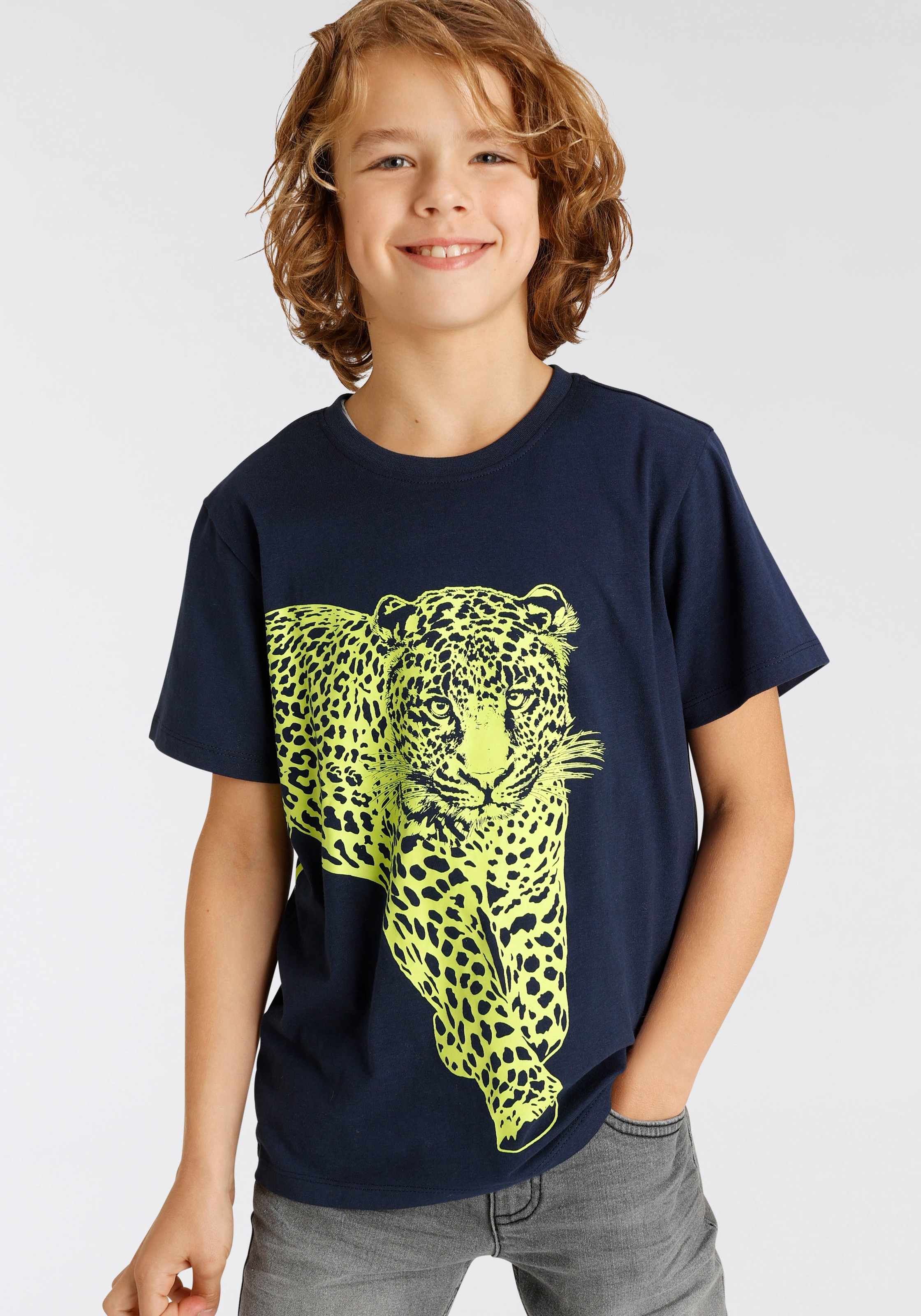 KIDSWORLD T-Shirt »GEPARD«, Animal Print