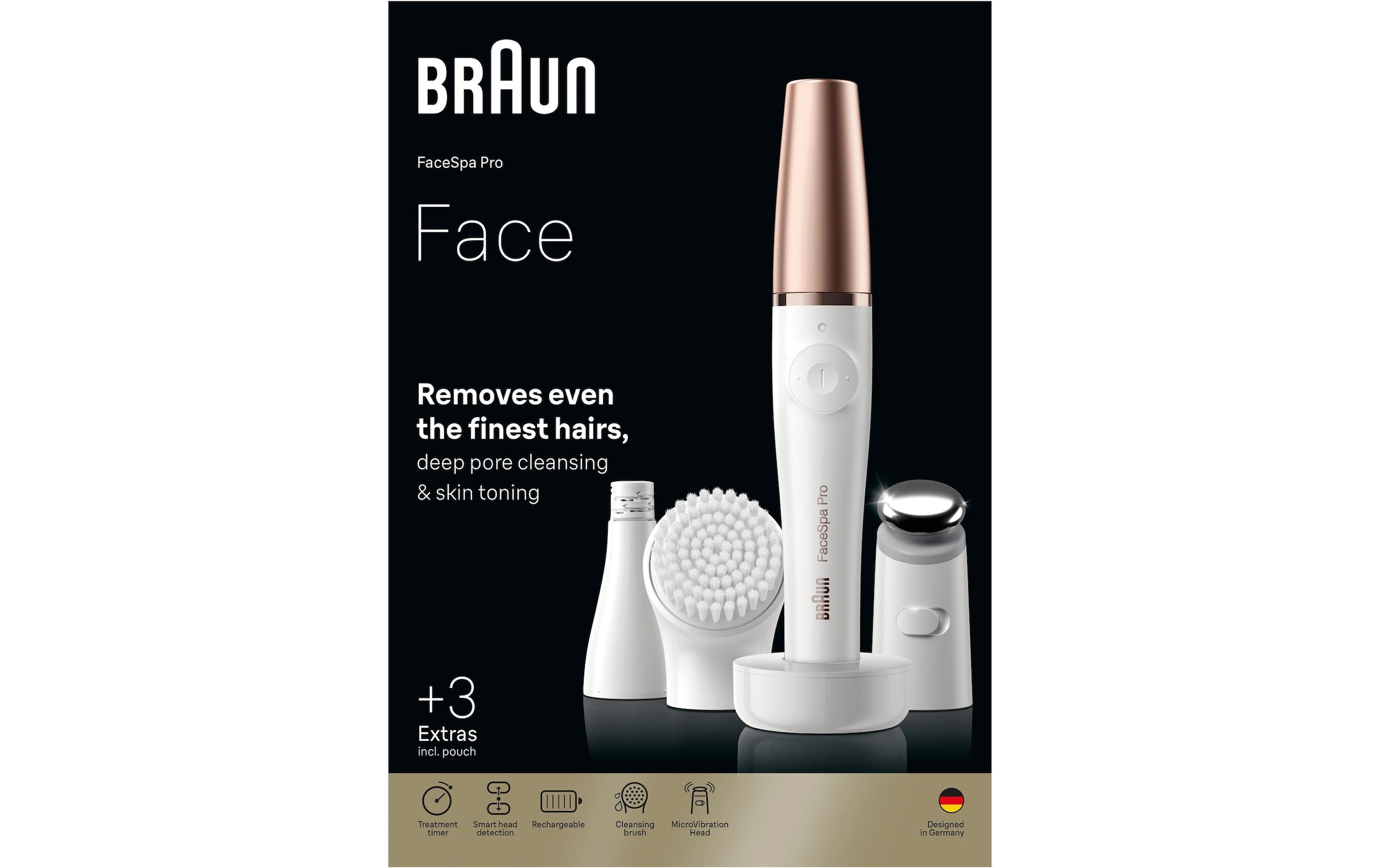 Braun Anti-Aging-Gerät »Gesichtsreiniger FaceSpa Pro SE 911«