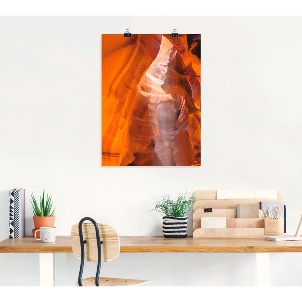 Artland Poster »Antelope Canyon«, Amerika, (1 St.)