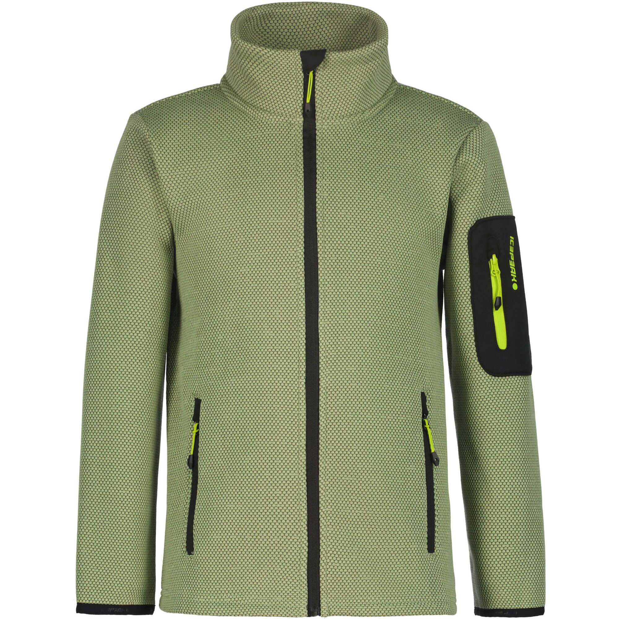 Icepeak Funktionsjacke »K FLEECEJACKE KEVELAER«, mit hohem Stehkragen