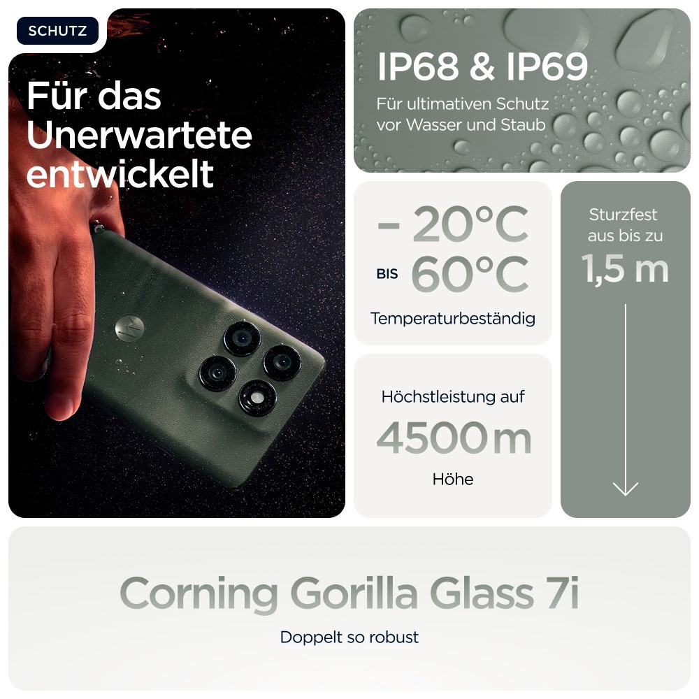 Motorola Smartphone »Edge 60 Pro« Shadow