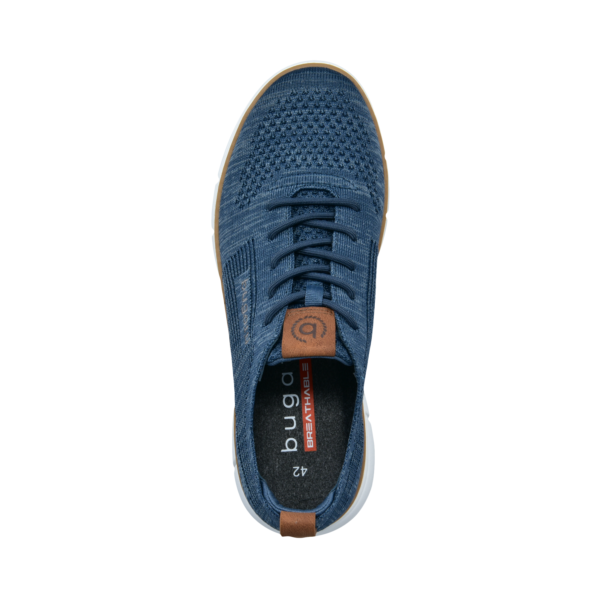 bugatti Sneaker  Freizeitschuh, Halbschuh, Schnürer mit Fersenpolsterung