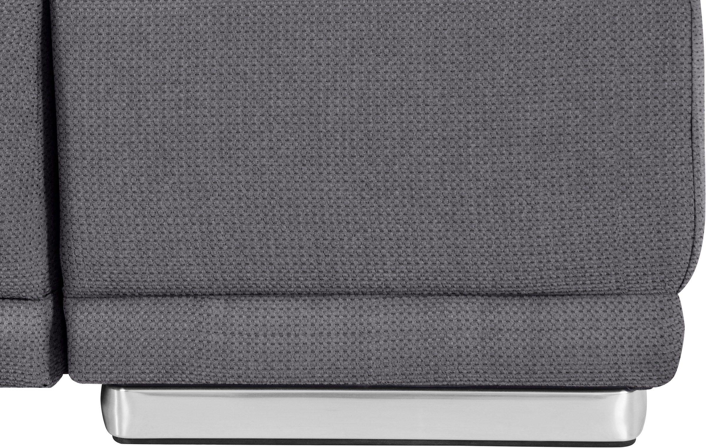 COTTA Ecksofa »Holiday L-Form mit Sitztiefen-, Armteil- und Kopfteilverstellung«, wahlweise mit Bettfunktion & Bettkasten