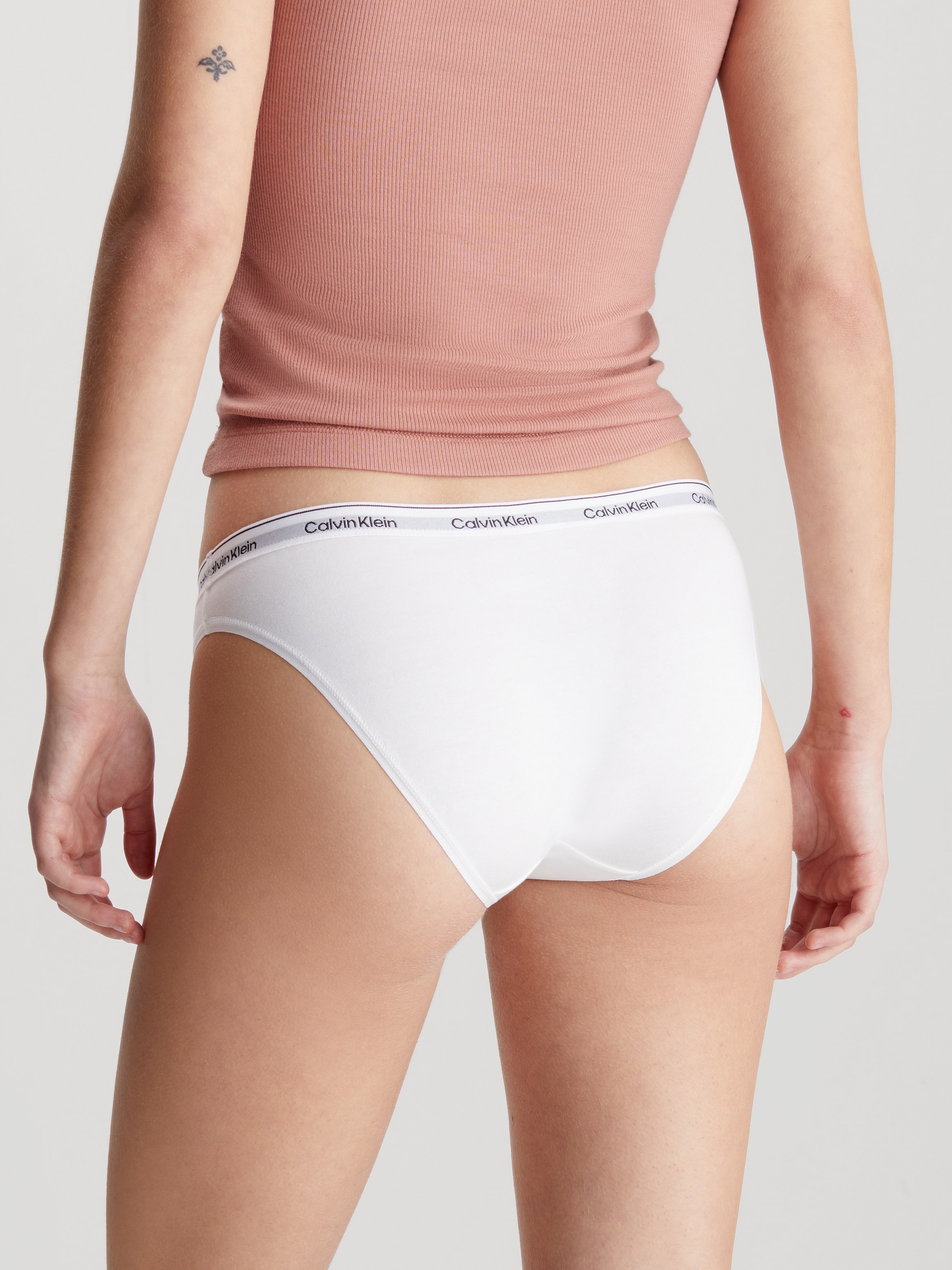 Calvin Klein Underwear Bikinislip »3 PACK BIKINI (LOW-RISE)«, (3 St.), Low Rise mit Logobund