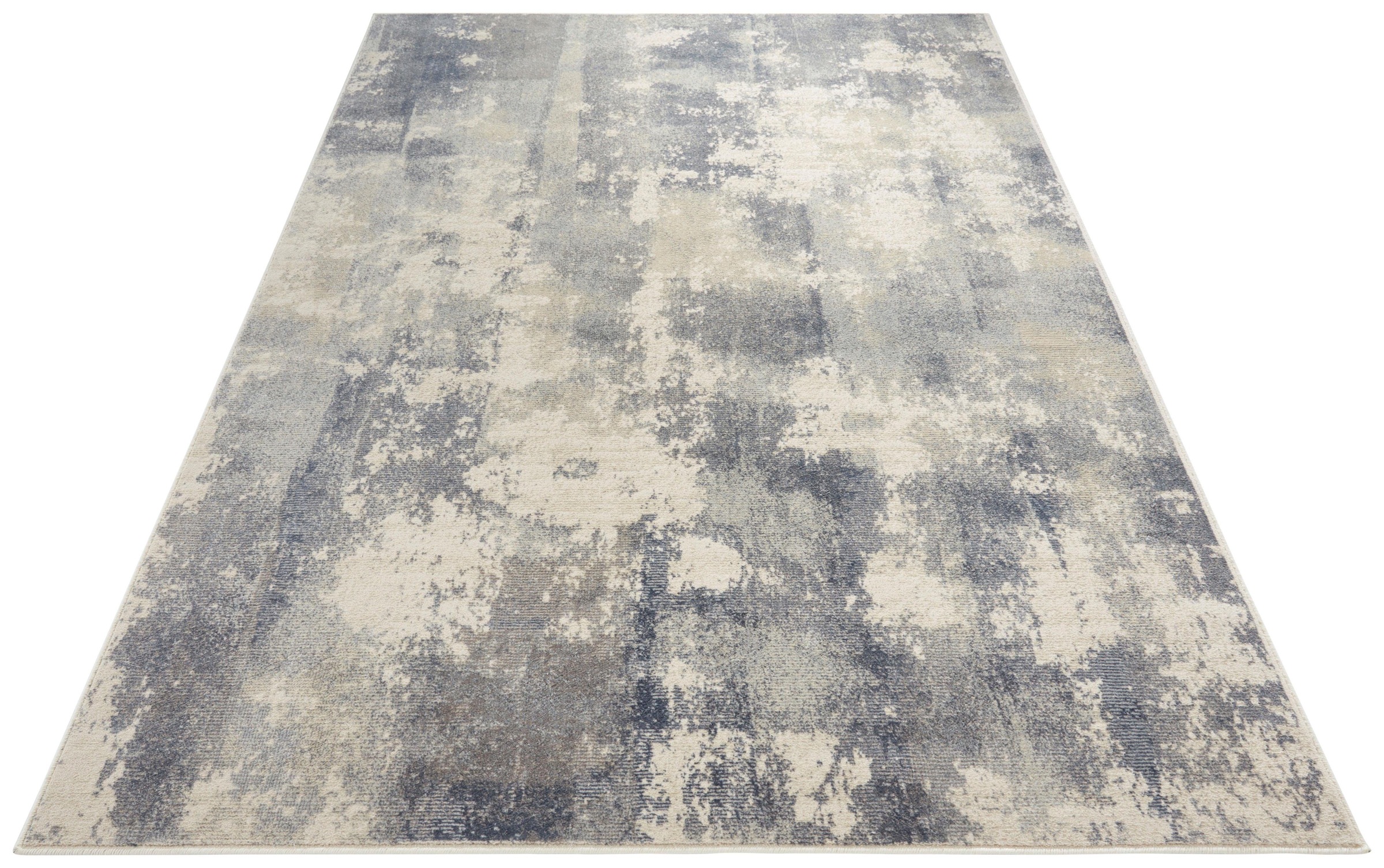 Image of ELLE DECORATION Teppich »Allier«, rechteckig, 6 mm Höhe, Kurzflor, Seiden Optik, samtige Oberfläche, Used Look, Wohnzimmer, Schlafzimmer, Robust, Pflegeleicht bei Ackermann Versand Schweiz