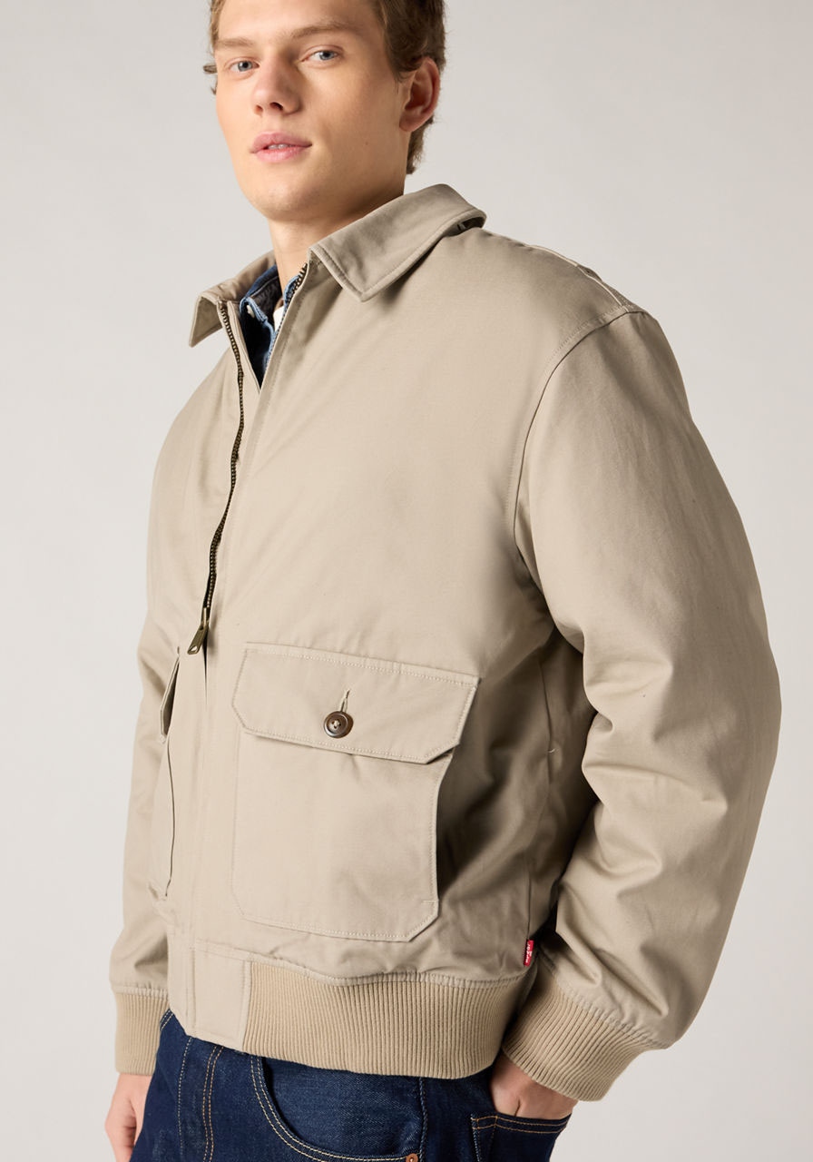 Levi's® Blouson »CORTLAND JACKET« sans capuche avec fermeture éclair et grandes poches latérales