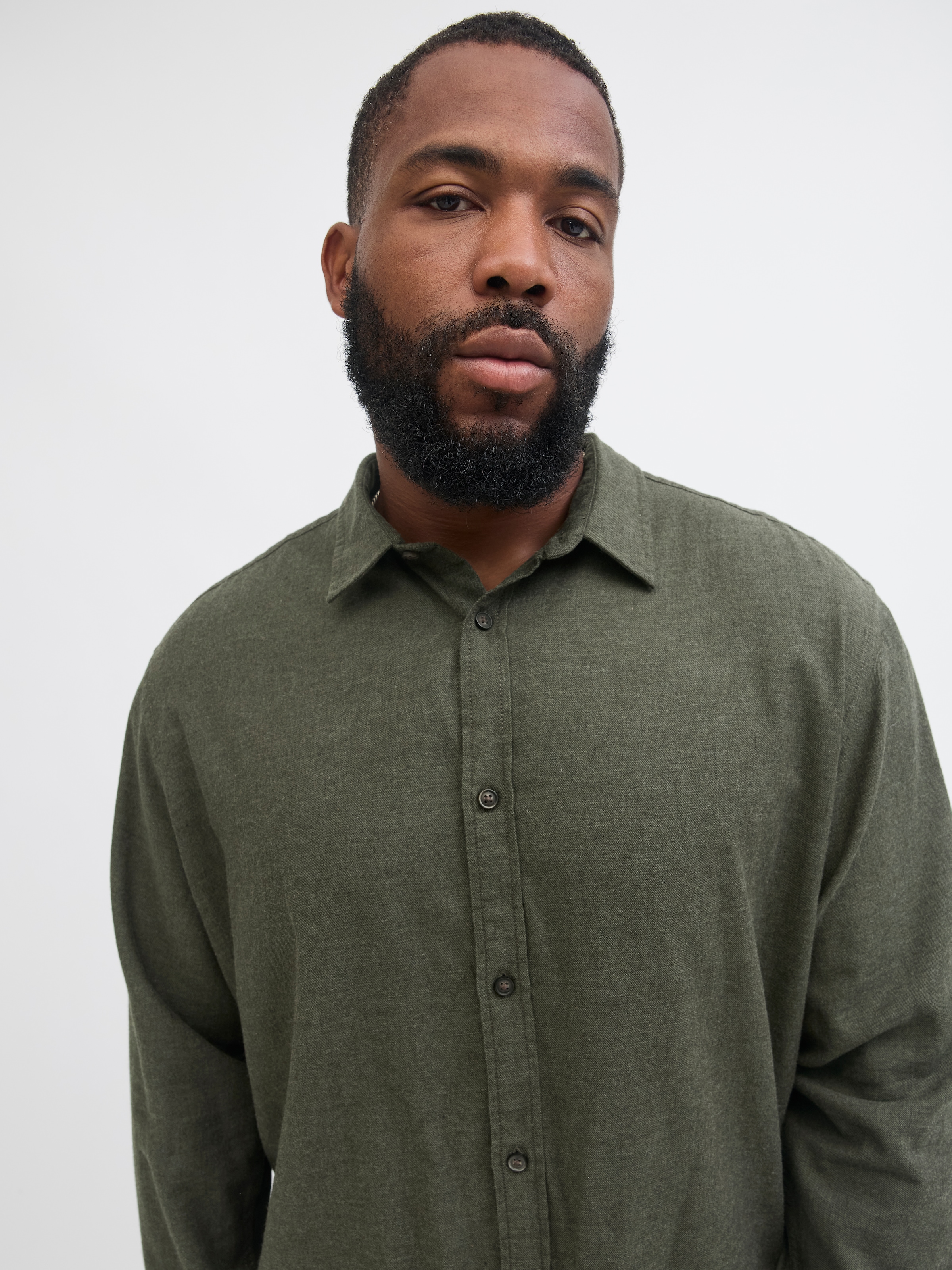 Jack & Jones PlusSize Chemise à manches longues »JJECLASSIC MELANGE SHIRT L/S SN PLS«