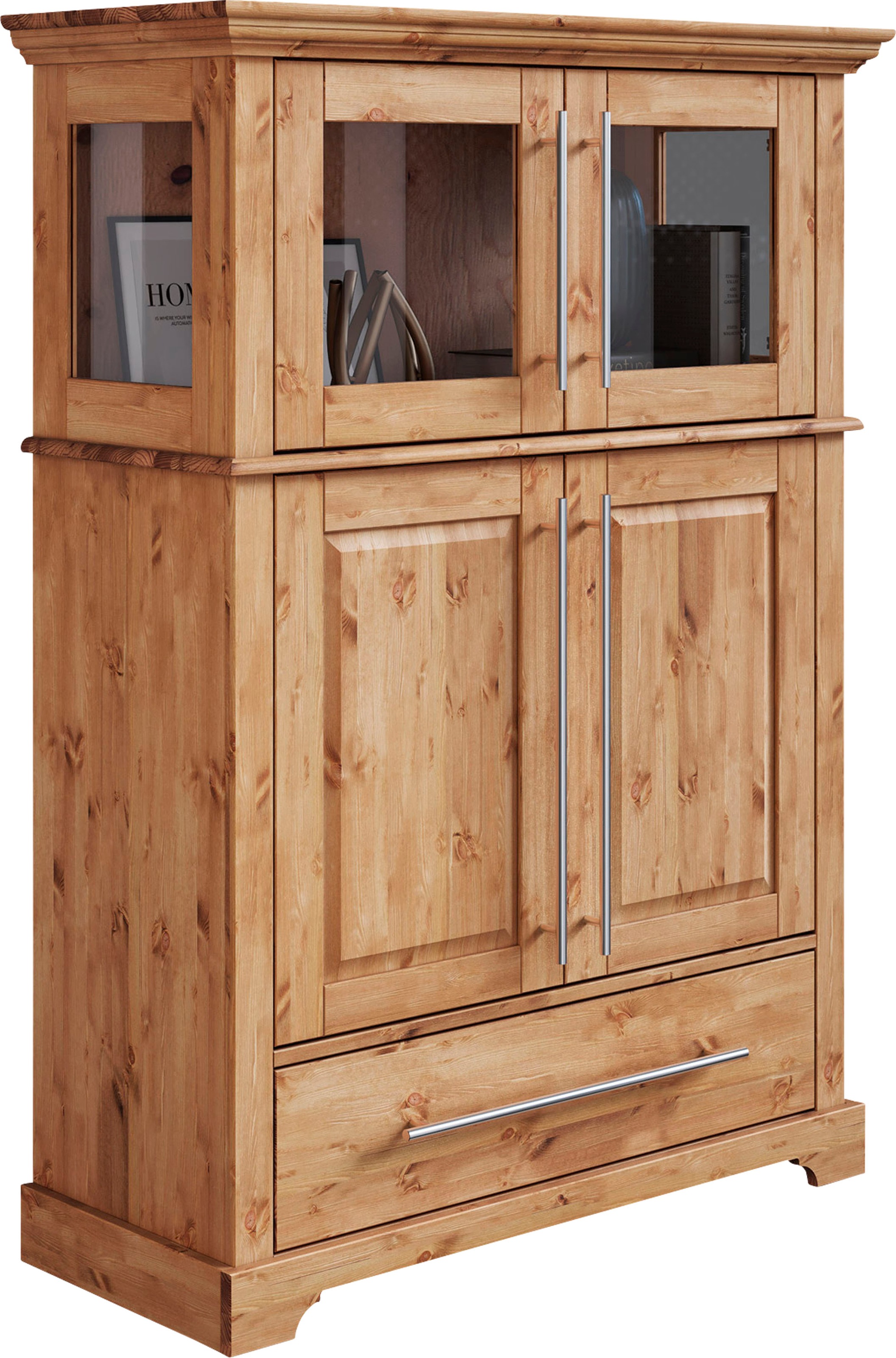 Image of GOODproduct Highboard "Melissa Vitrine Breite/Höhe/Tiefe 94/39/133 cm"
