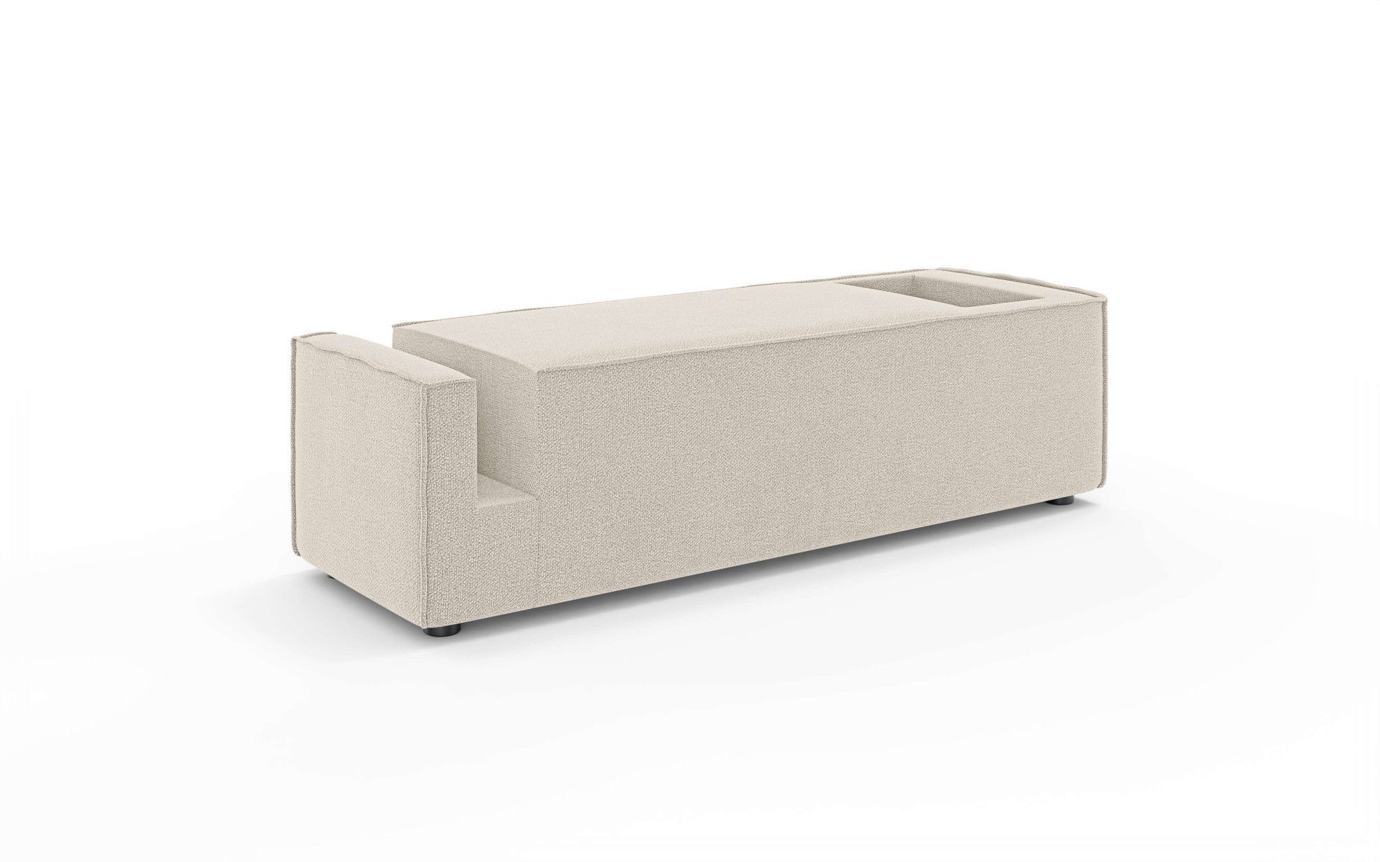 INOSIGN Sofaelement »HAILY Tisch XL für das Modulsofa, extra tief, Masse B/T/H: 45/130/37 cm«, als Modul oder separat verwendbar, mit Steckfach und Ablagefläche