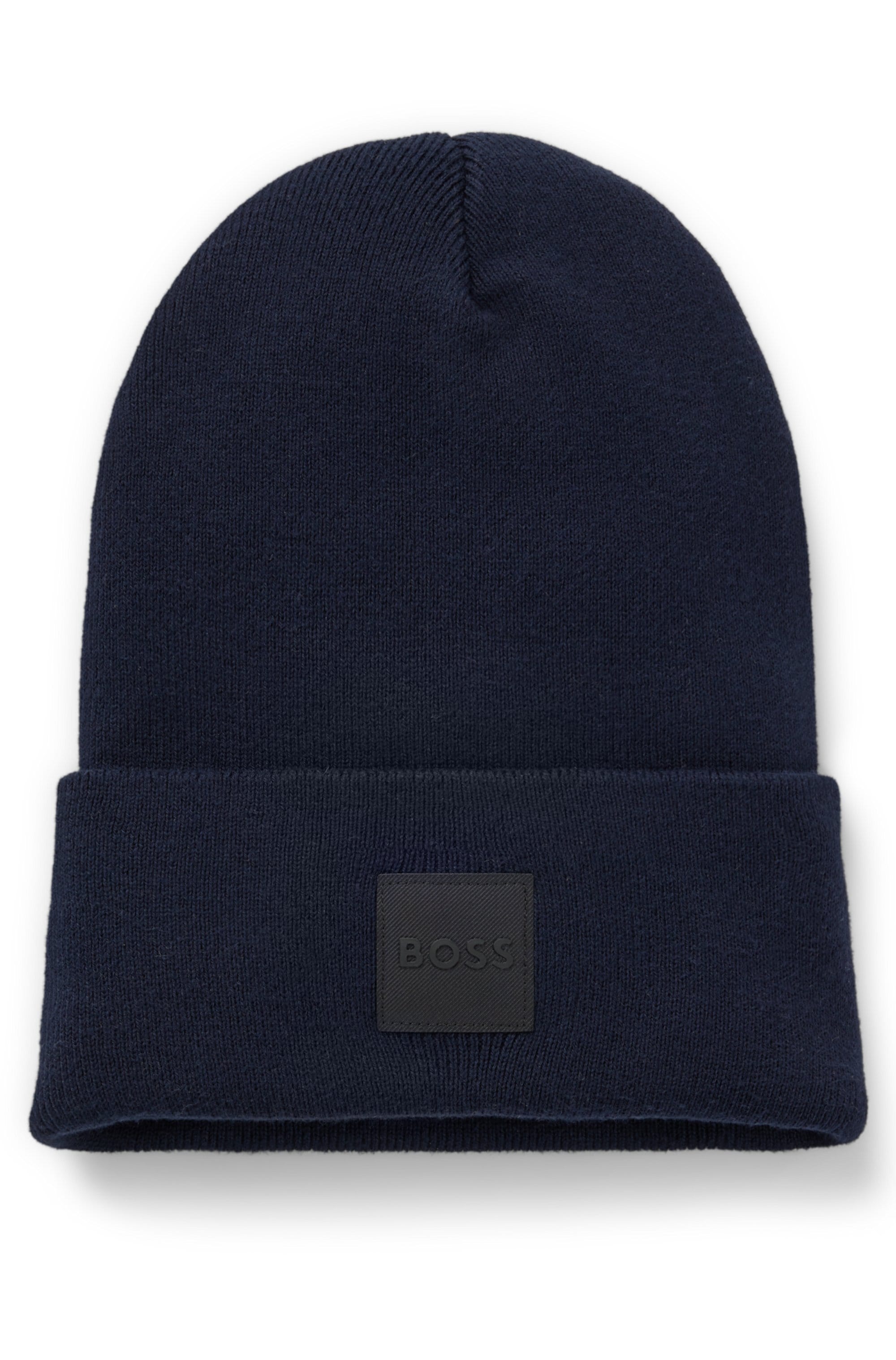 BOSS ORANGE Strickmütze »Fantastico_R_Hat«, mit BOSS-Aufnäher