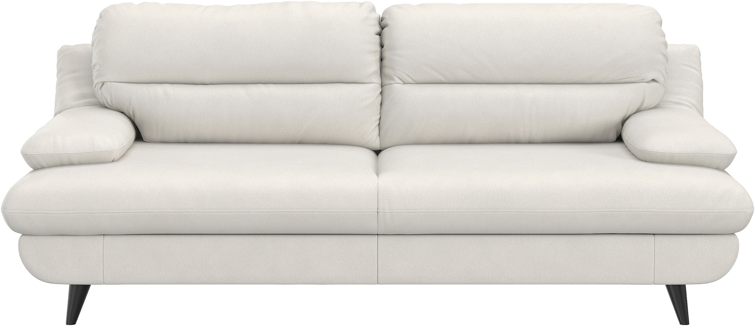 COTTA 3-places »Pike, B: 218 cm« avec pieds en métal, également disponible en cuir véritable