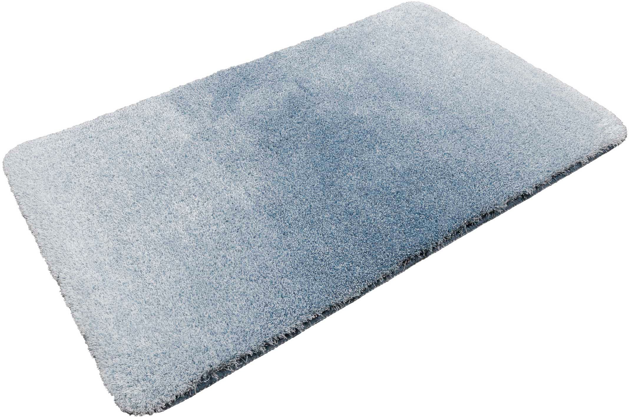 Image of Wecon home Basics Badematte "Luuk WB-2705" Höhe 25 mm rutschhemmend beschichtet fussbodenheizungsgeeignet schnell trocknend trendiger Farbverlauf, waschbar, weicher Badezimmerteppich
