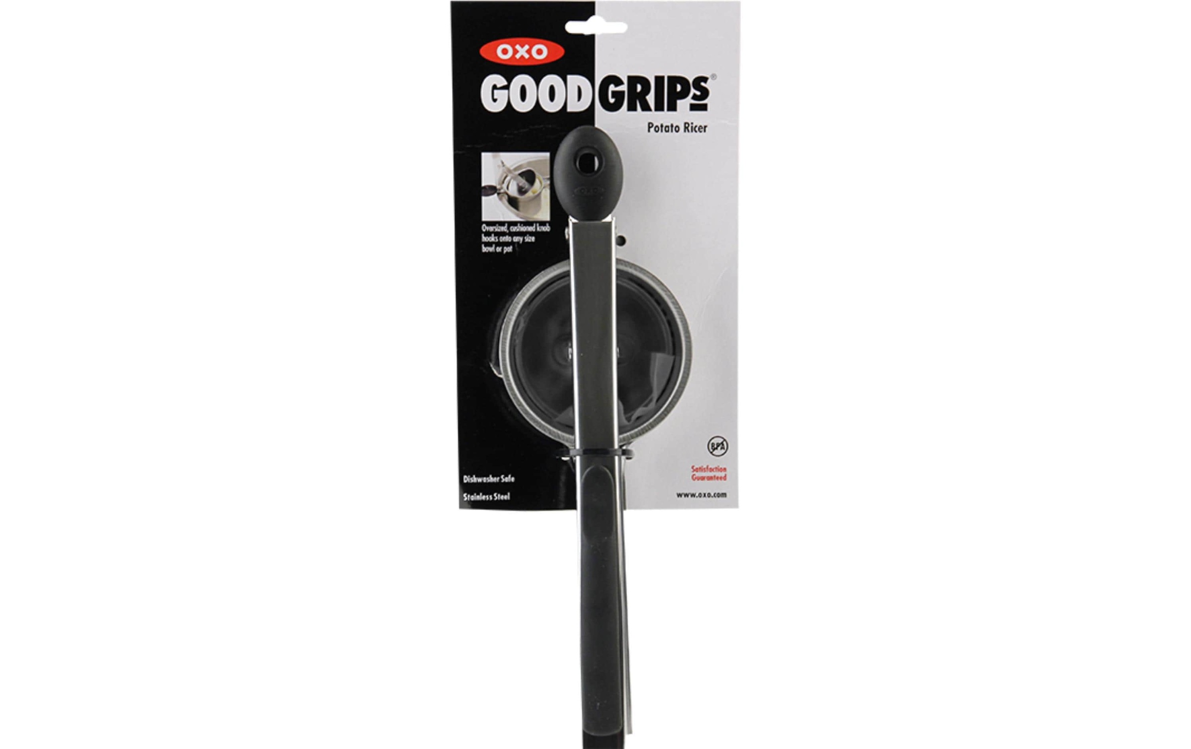 OXO Good Grips Kartoffelpresse Kartoffelstampfer aus robustem Edelstahl