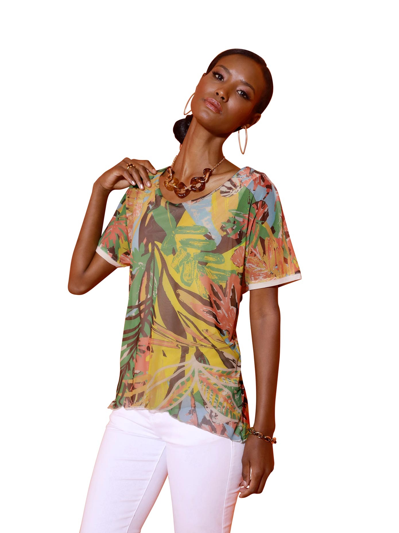 Image of creation L Kurzarmshirt »Longshirt«, (1 tlg.) bei Ackermann Versand Schweiz