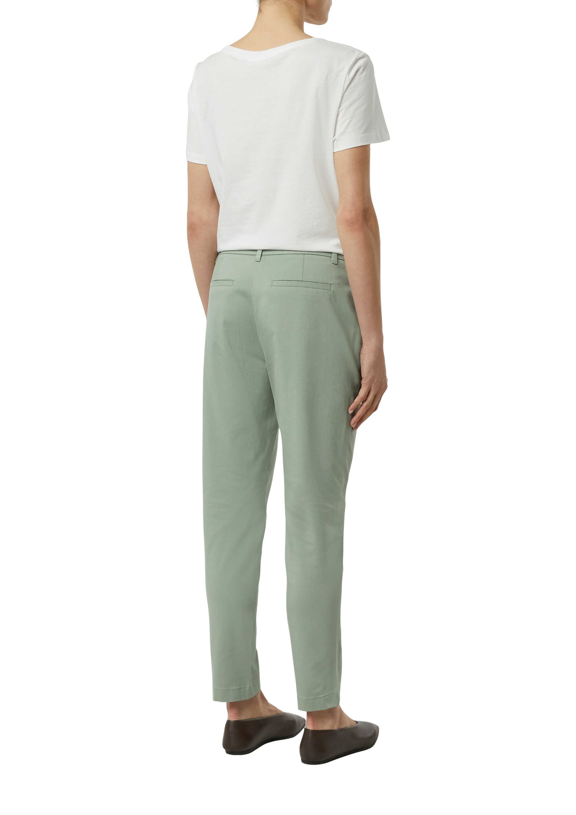 Comma Chinos  mit Gürtel und Stretch