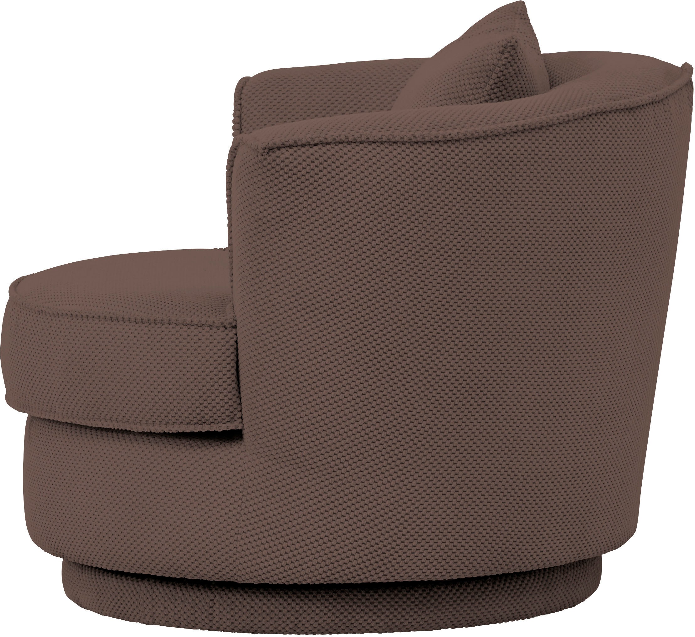 Leonique Drehsessel »MAISIE, Lese-Sessel, Love Seat,«, trendige Stoffe MEGA CORD und Web-Velours, 360 Grad drehbar