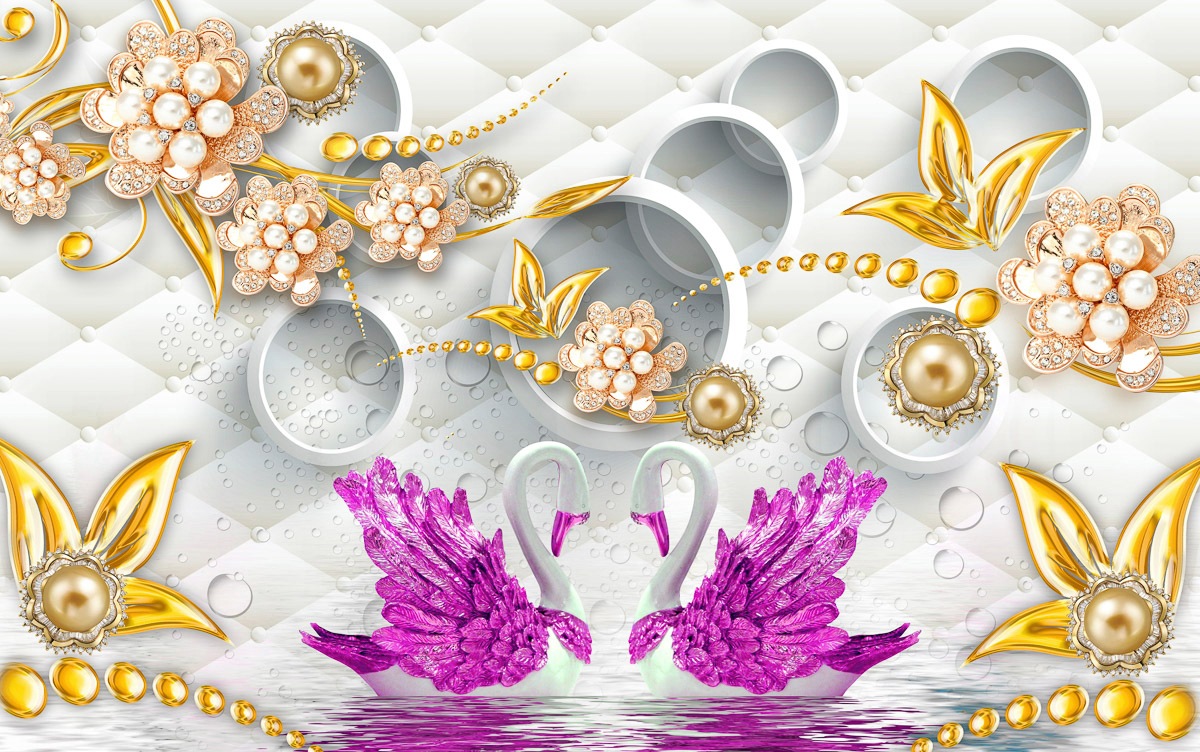 Image of Papermoon Fototapete »Muster mit Wasser«, Vliestapete, hochwertiger Digitaldruck, inklusive Kleister bei Ackermann Versand Schweiz