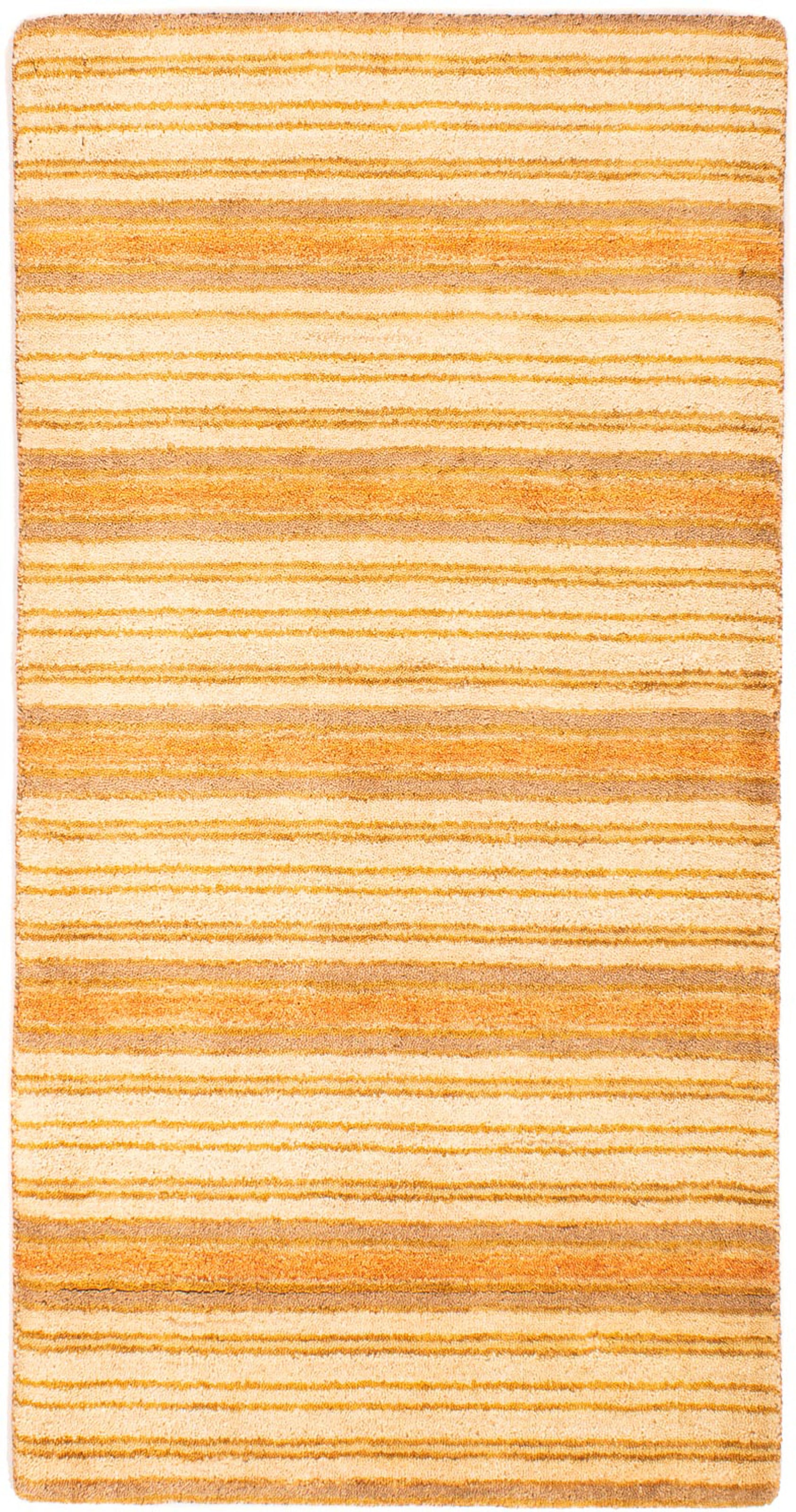 morgenland Wollteppich »Gabbeh - Loribaft Softy - 138 x 72 cm - mehrfarbig«, rechteckig, Wohnzimmer, Einzelstück