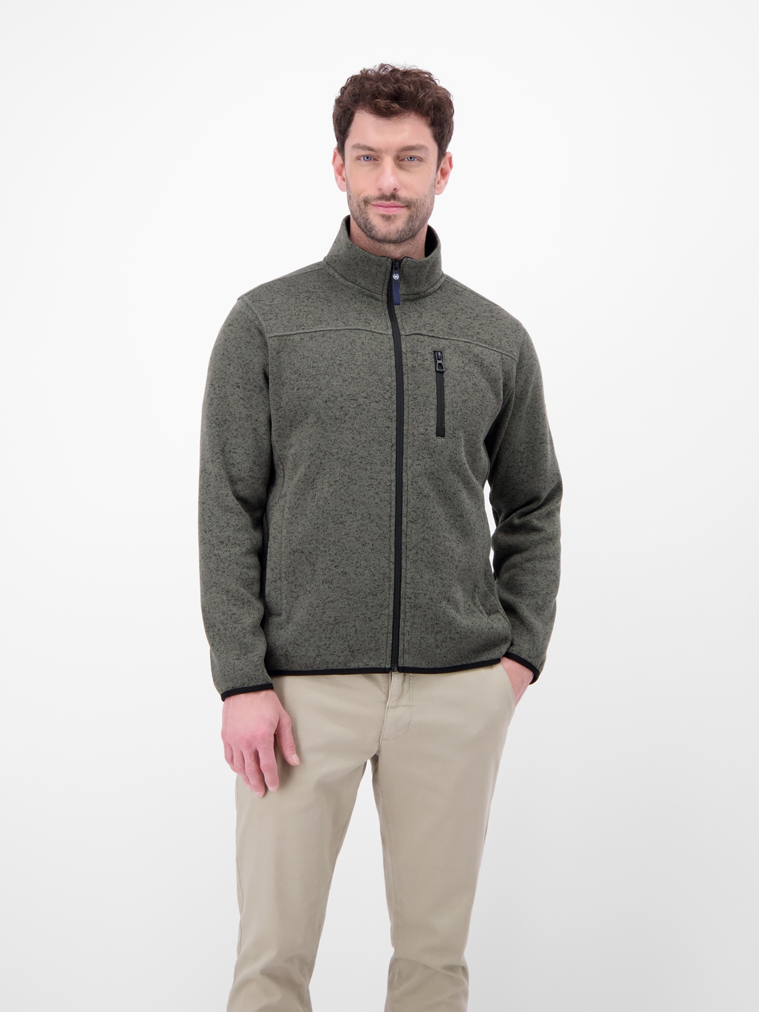 Image of LERROS Sweatjacke "Fleecejacke für Herren - warm, leicht, urban"