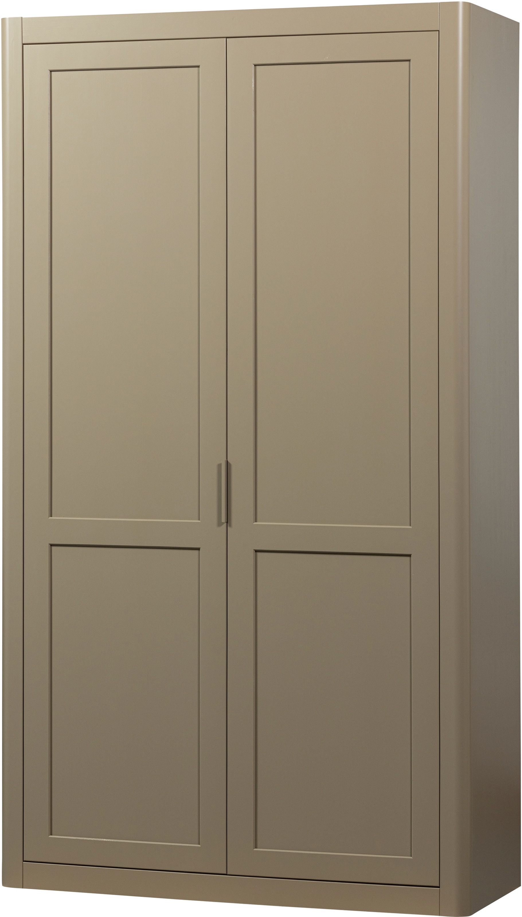 Image of WOOOD Mehrzweckschrank "Gunnar FSC-Kiefernholz gebürstet, H 217 x B 120 x T 48 cm" Tragkracht 20kg pro boden, Pfleigleicht, Wandbefestigung empfohlen