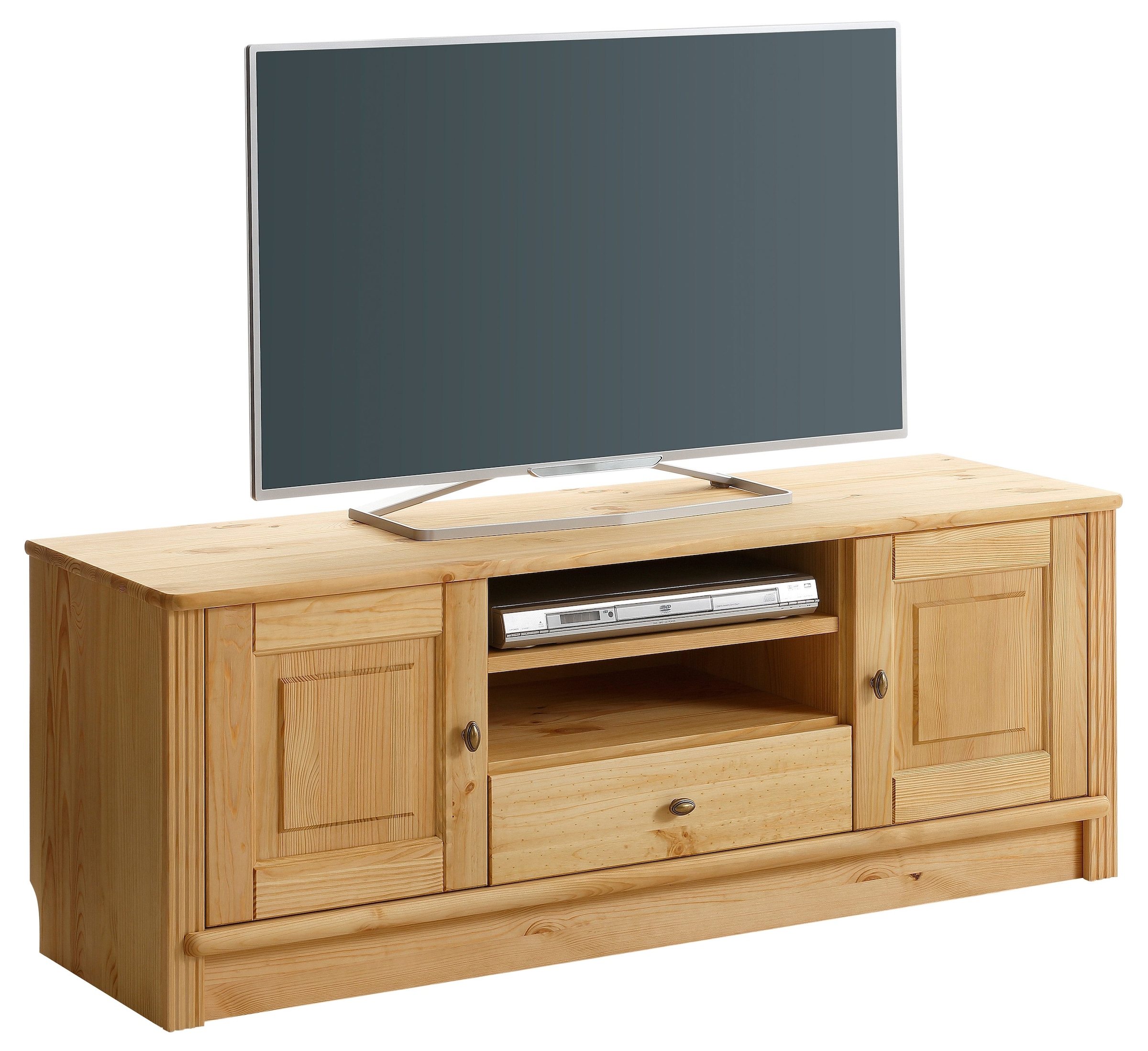 TV-Board »Soeren«, aus massiver Kiefer, Breite 131 cm, stilvolles Design