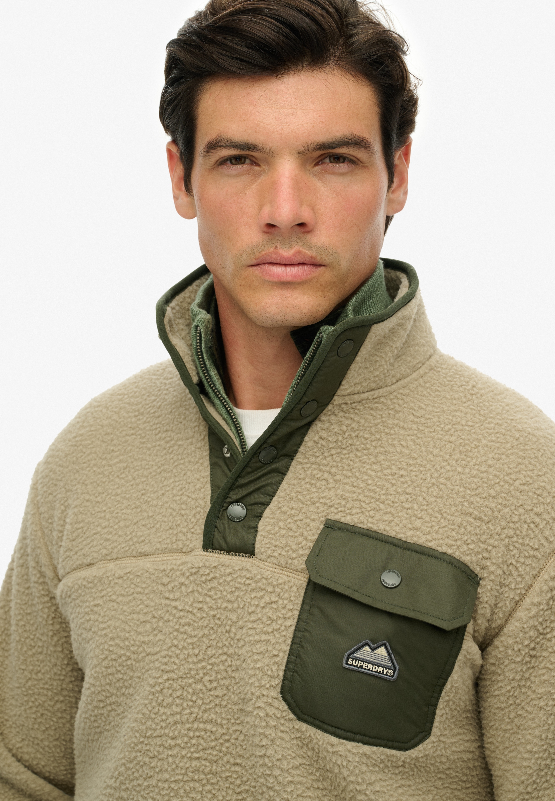 Superdry Sweatshirt »FUJI FLEECE HENLEY«
