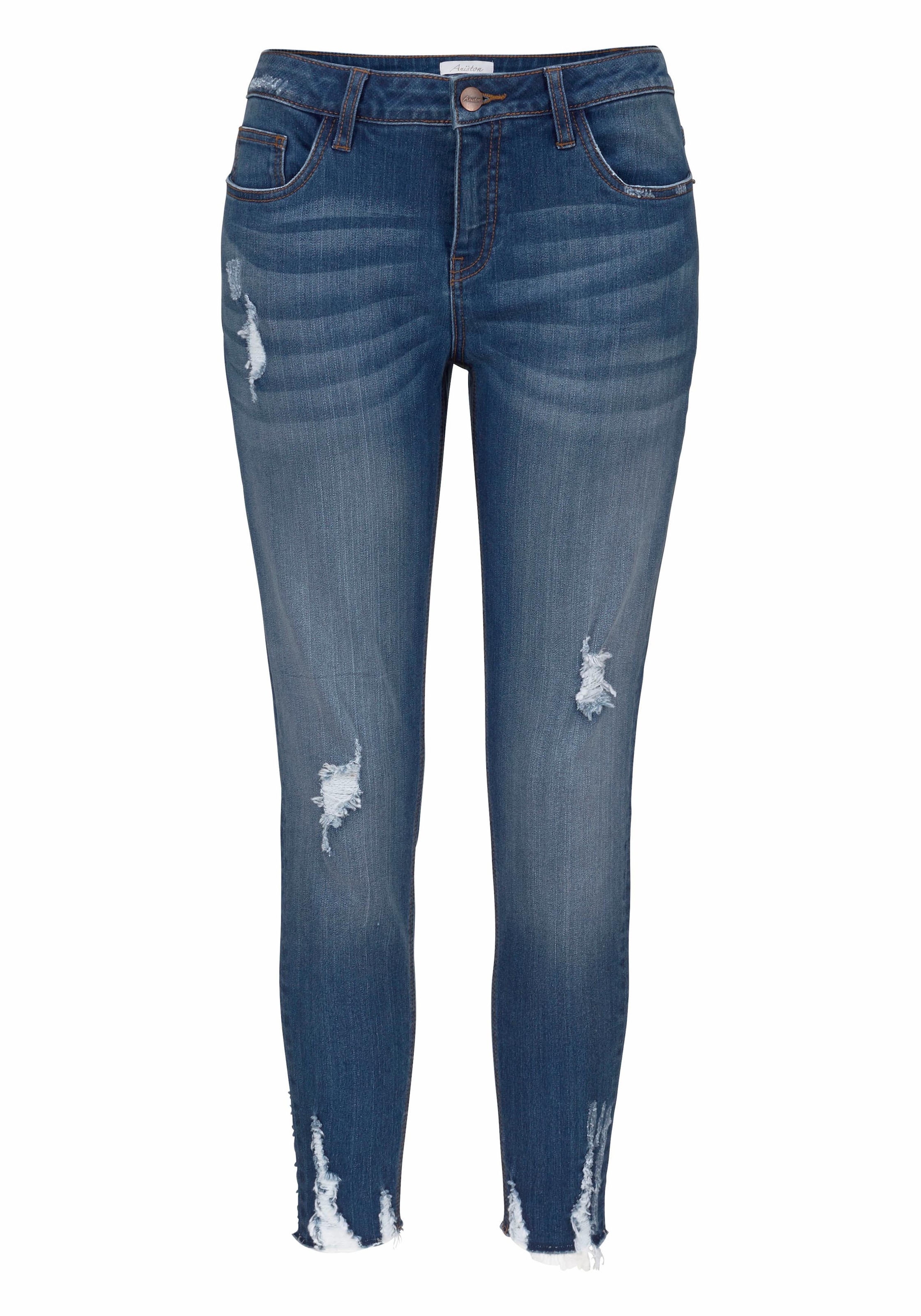 Aniston CASUAL auf mit Destroyed-Effekt versandkostenfrei Skinny-fit-Jeans