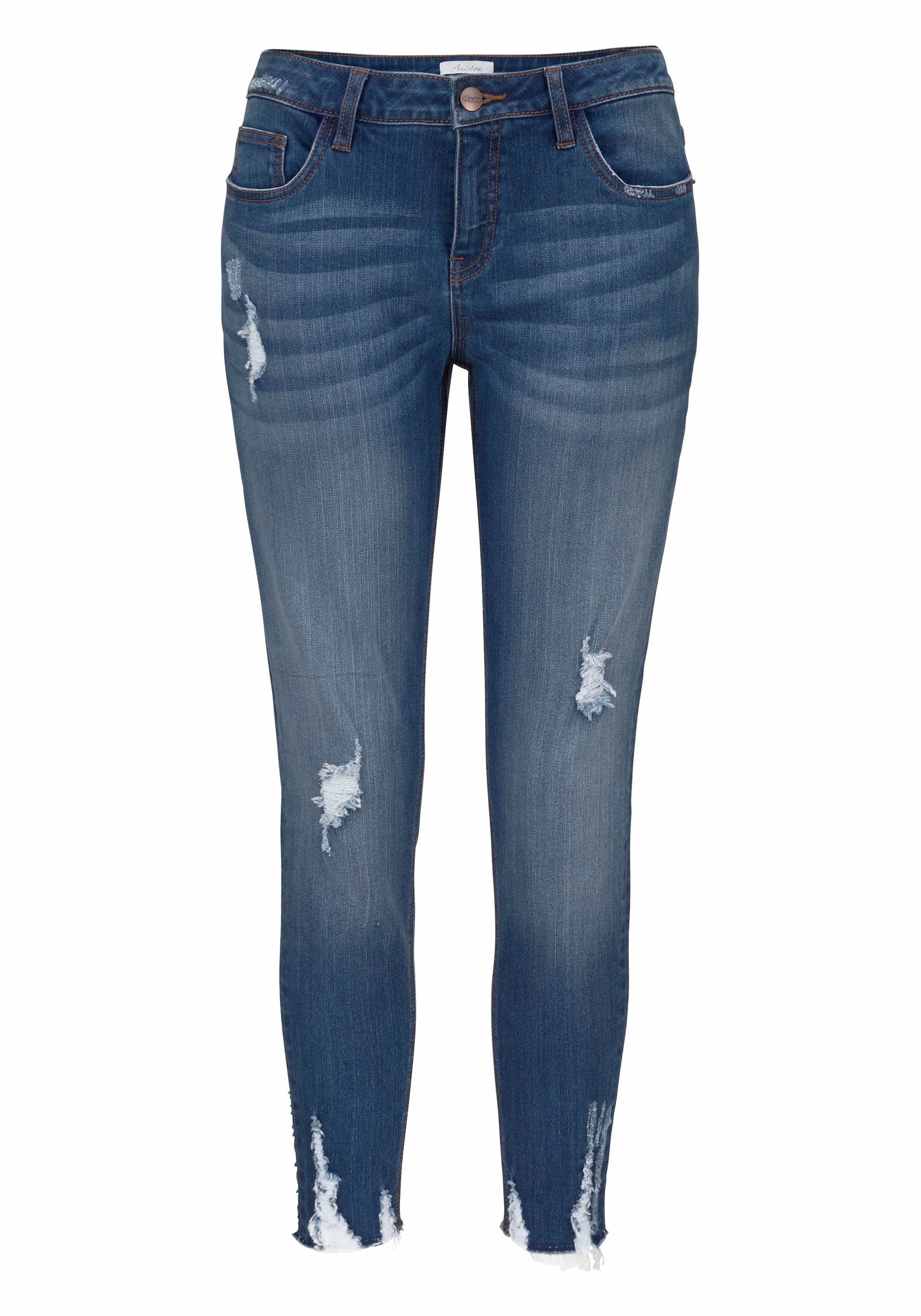 Aniston CASUAL Skinny-fit-Jeans, mit Destroyed-Effekt versandkostenfrei auf