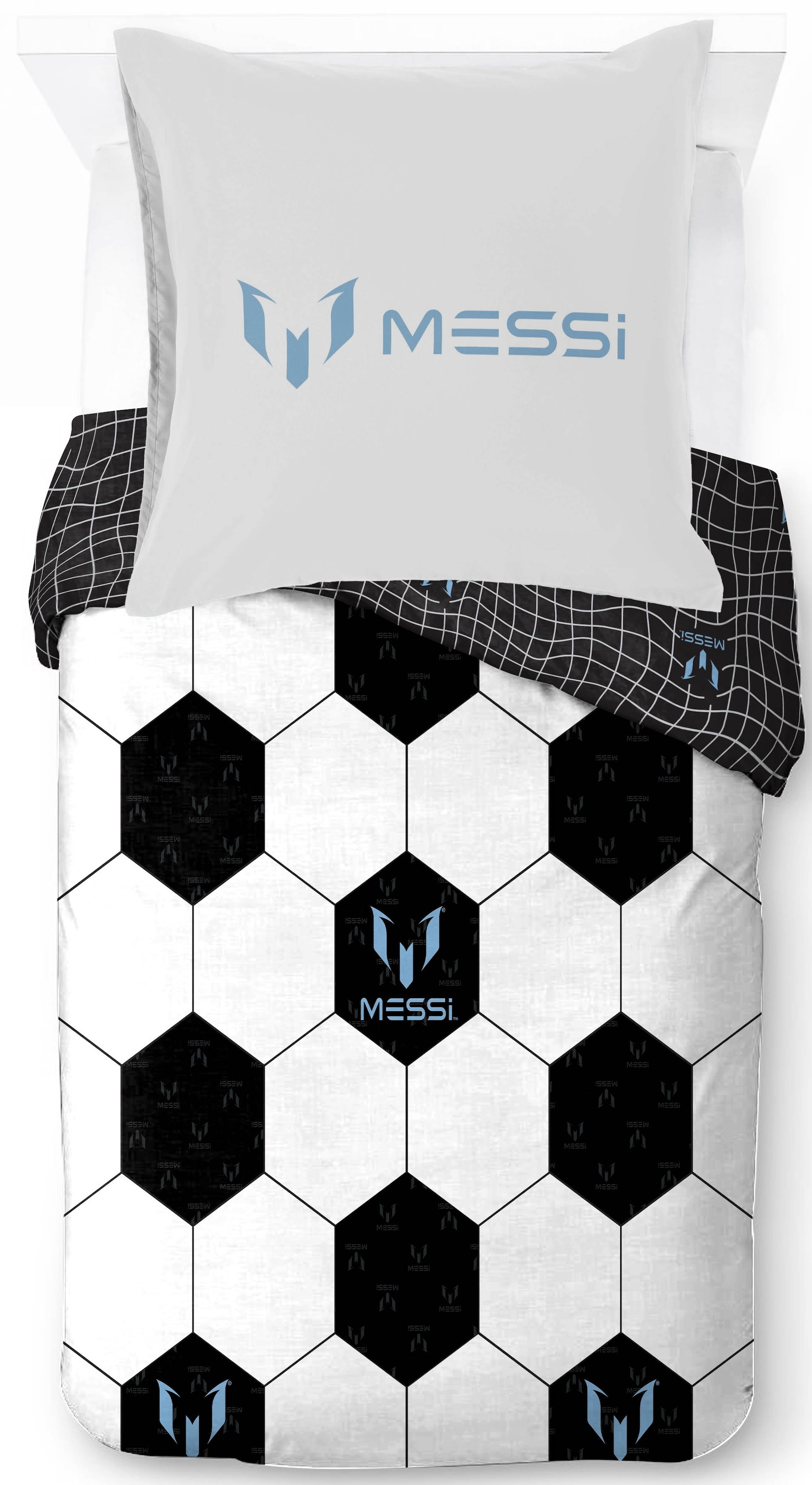 Image of Kinderbettwäsche "Messi Abstract" 2 100% Baumwolle
