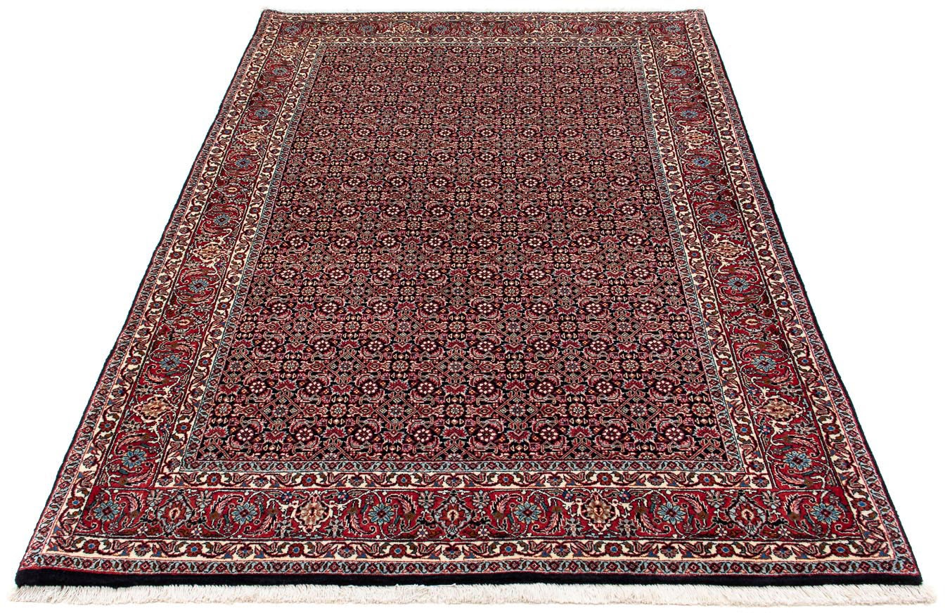 Image of morgenland Seidenteppich »Bidjar Blumenmuster 200 x 131 cm«, rechteckig, 1,5 mm Höhe, Unikat mit Zertifikat bei Ackermann Versand Schweiz