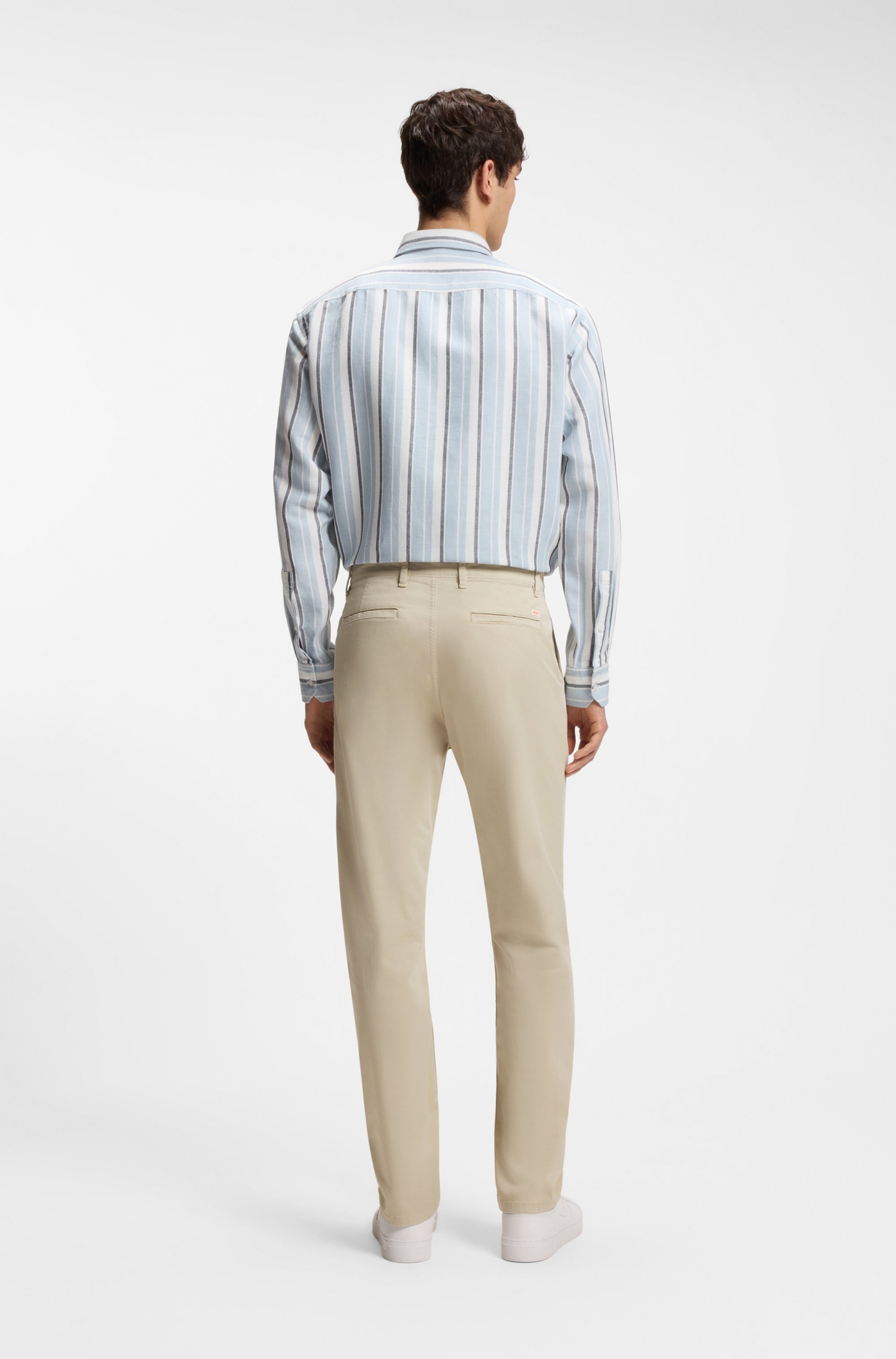 BOSS ORANGE Chinos »tapered«  mit BOSS Logo hinten