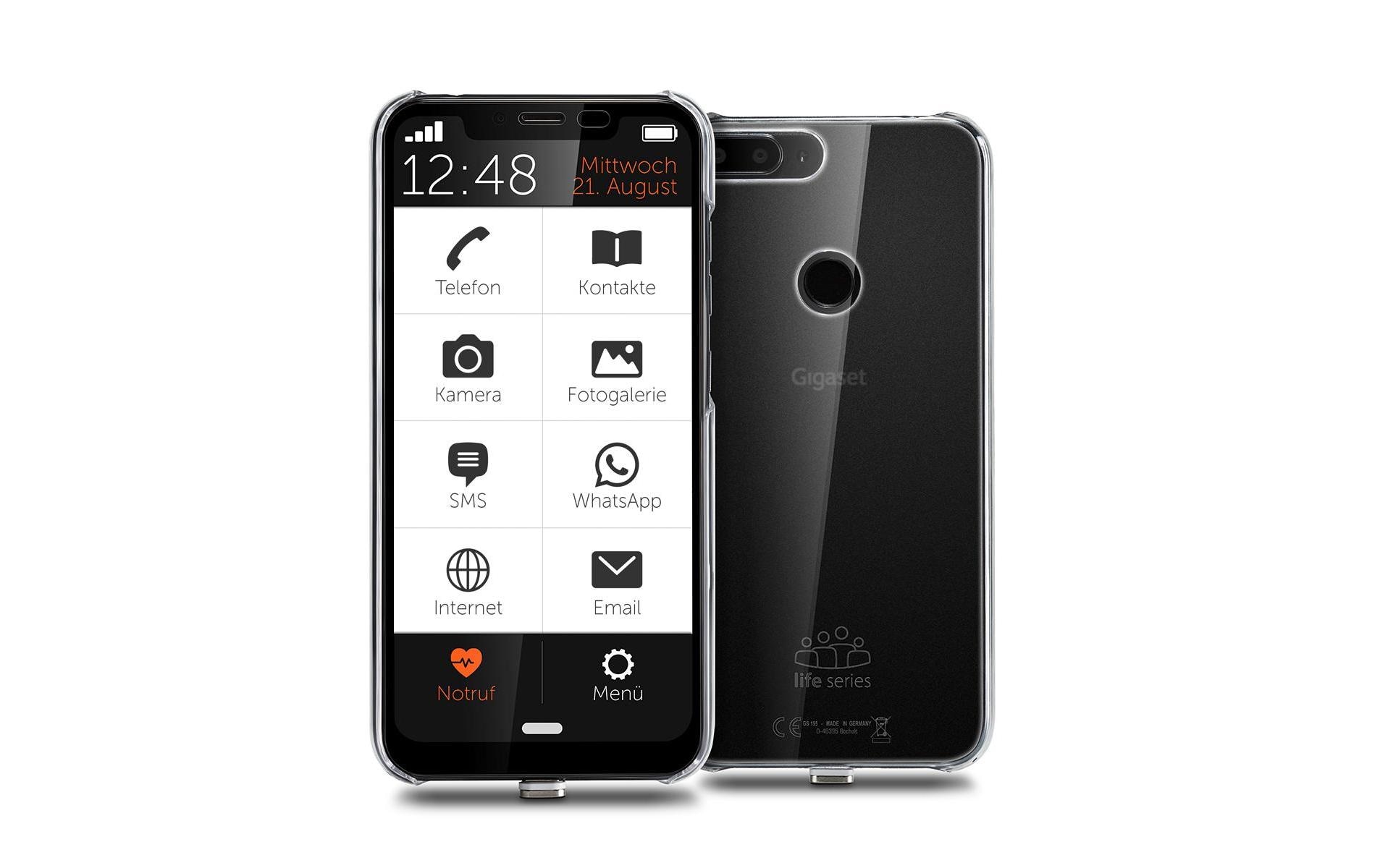 Gigaset Smartphone »GS195 LS«, schwarz
