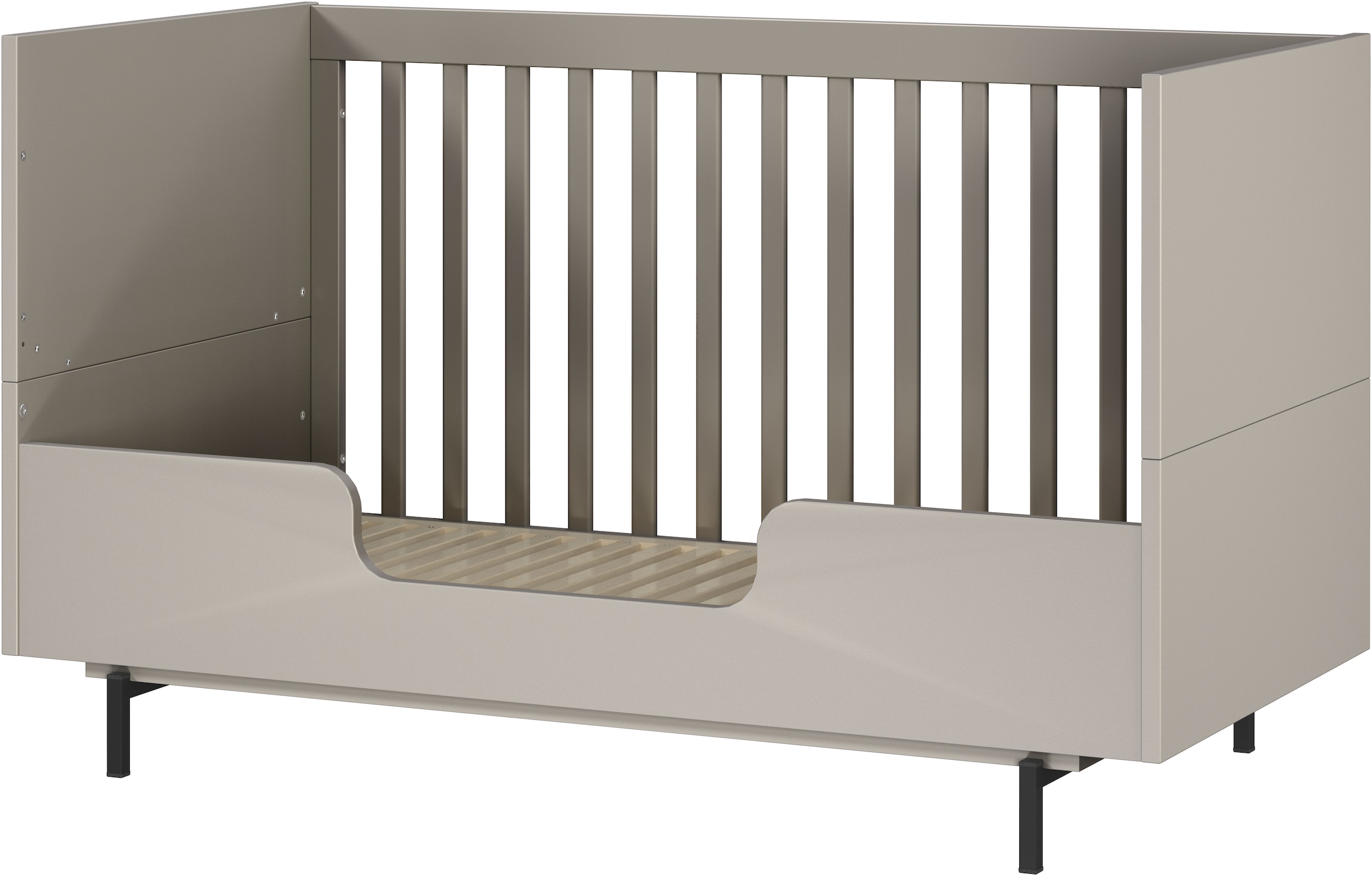 GERMANIA Lit bébé »Tomino« 1 cuis tlg. inkl. Umbauseiten, B/H/T 144/87/75 cm, belastbar bis 100 kg