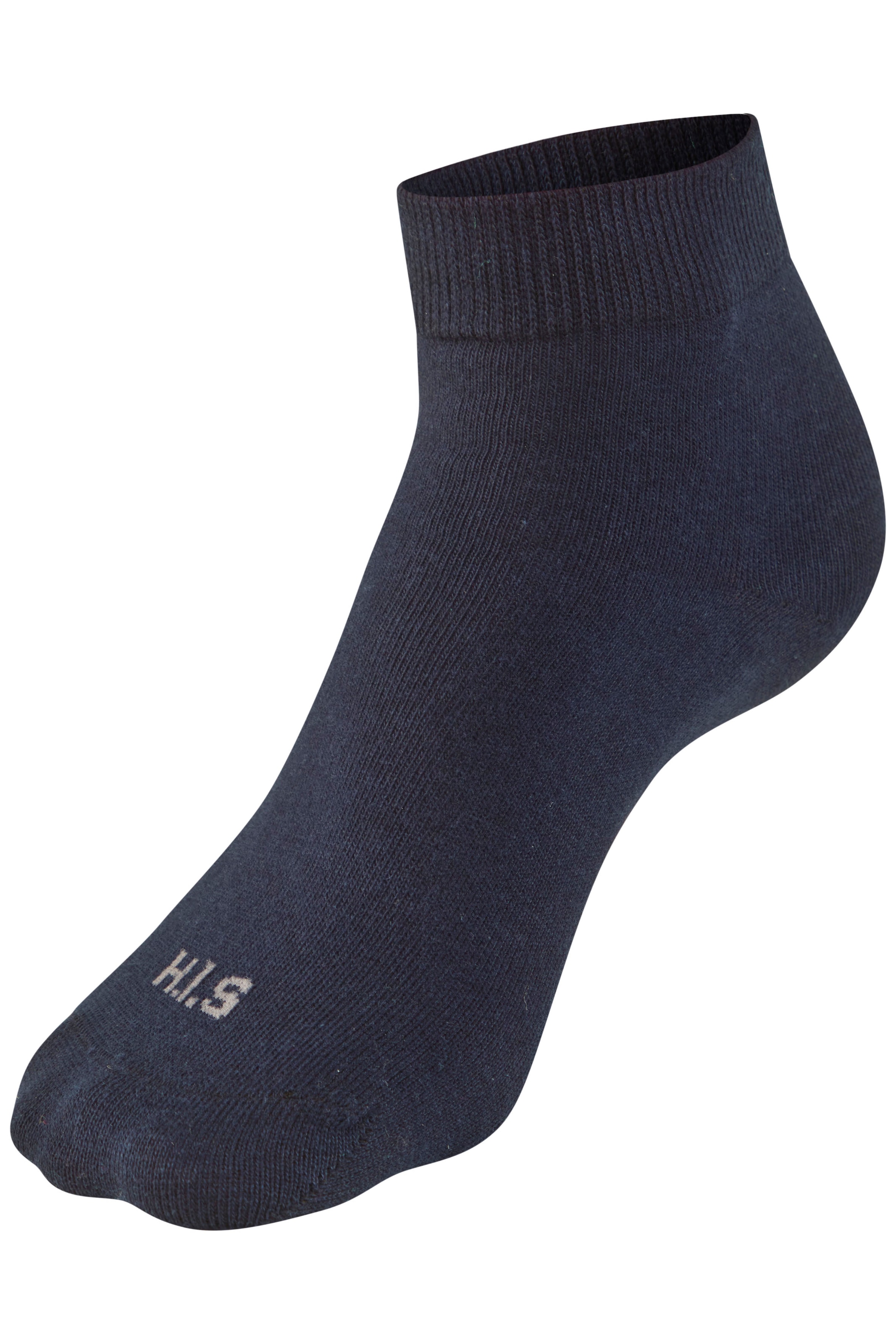 H.I.S Kurzsocken, (Packung, 3 Paar), zweimal uni, einmal meliert