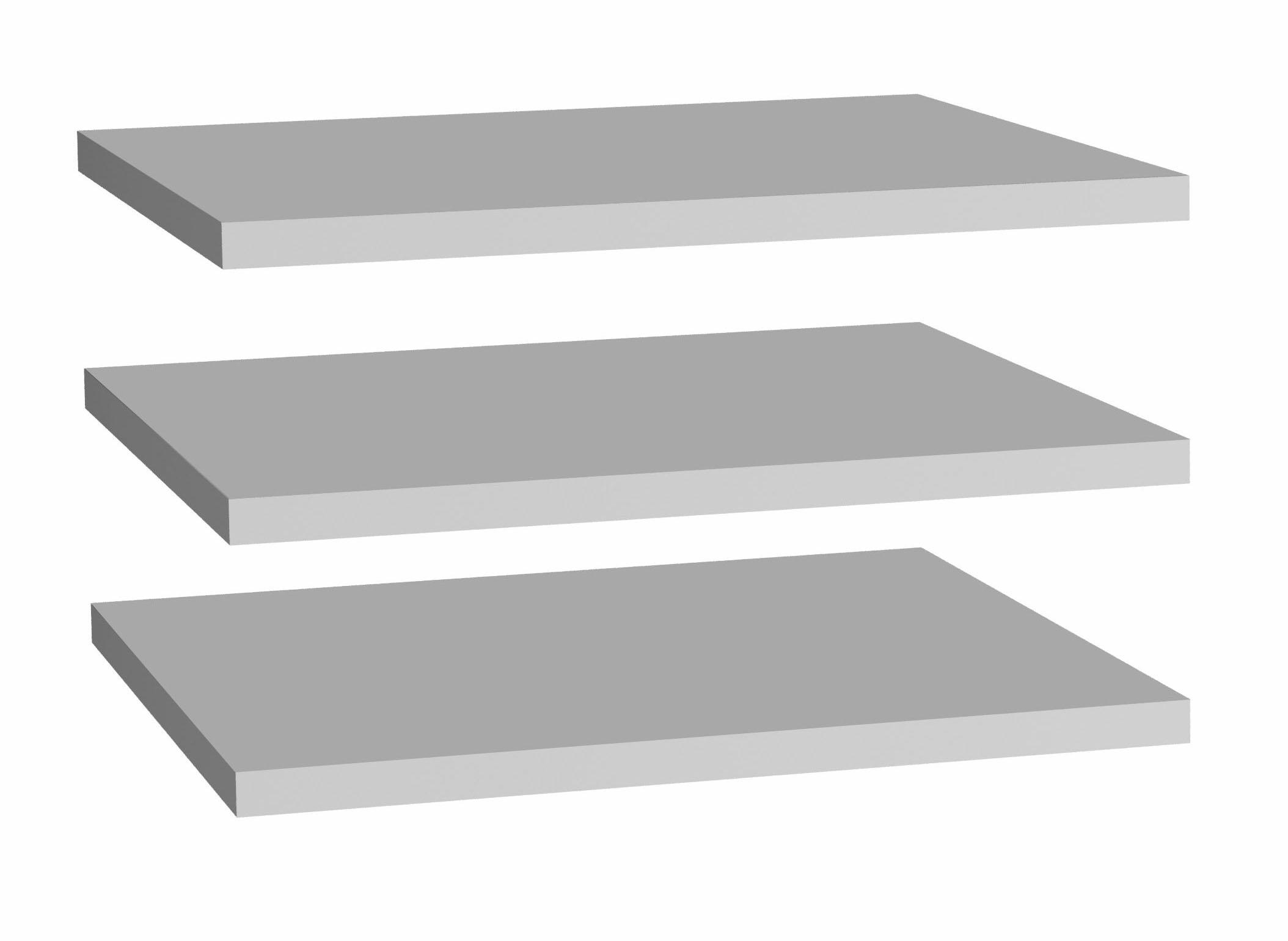 Image of FORTE Einlegeboden "Forte Stauraum-Erweiterung für Drehtürenschränke" Set, Mehr Platz im Kleiderschrank: 88 cm Einlegeboden von Forte